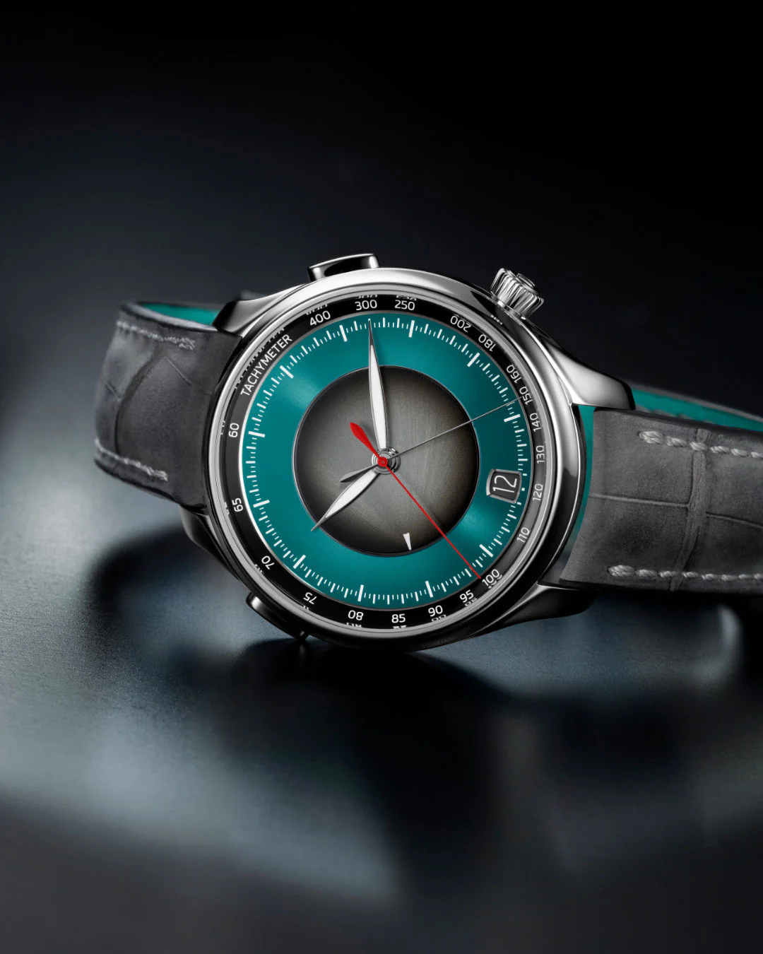 Endeavour Chronograph Dual Time | 42mm, Steel, Grey Dial - Image 3