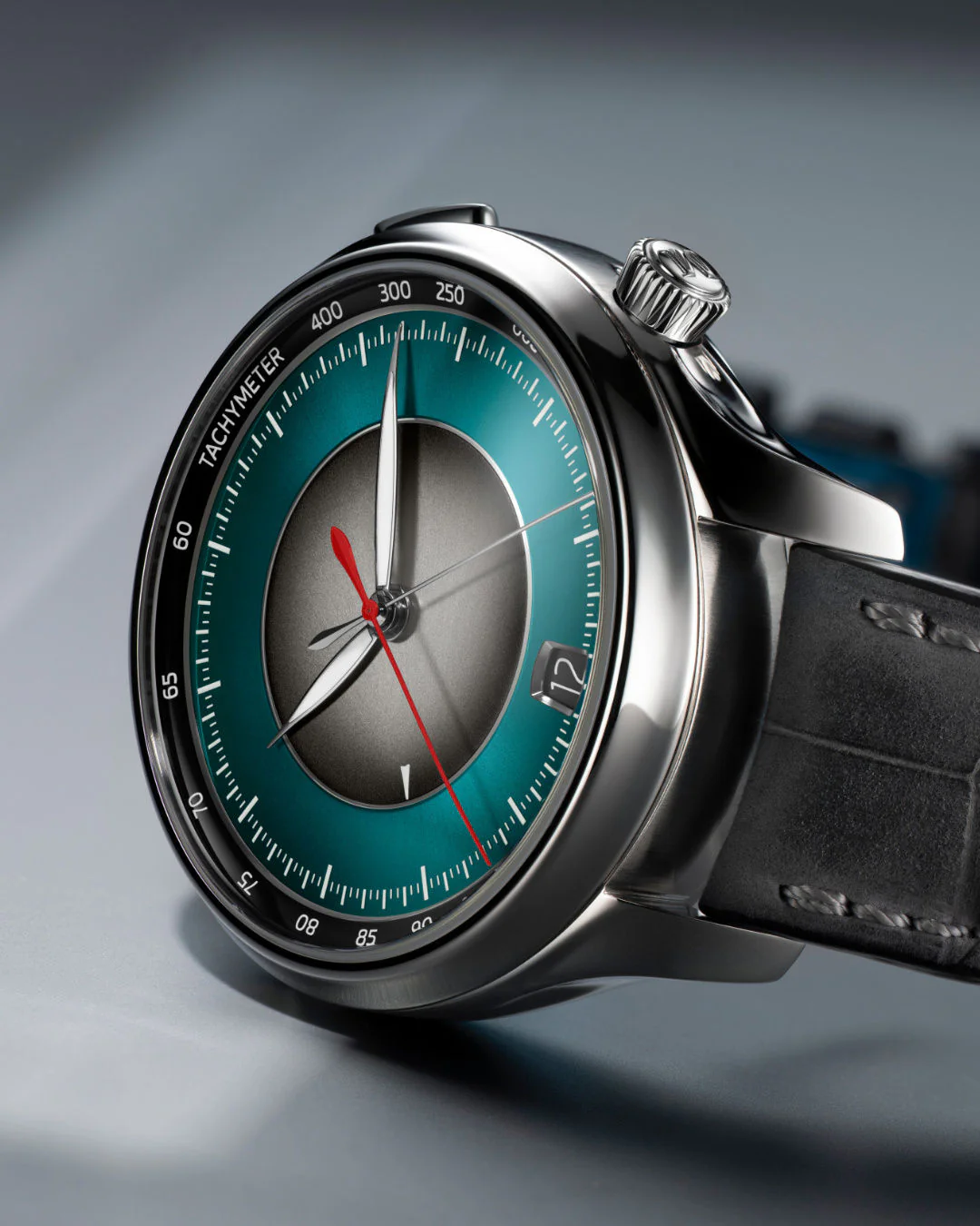 Endeavour Chronograph Dual Time | 42mm, Steel, Grey Dial - Image 4