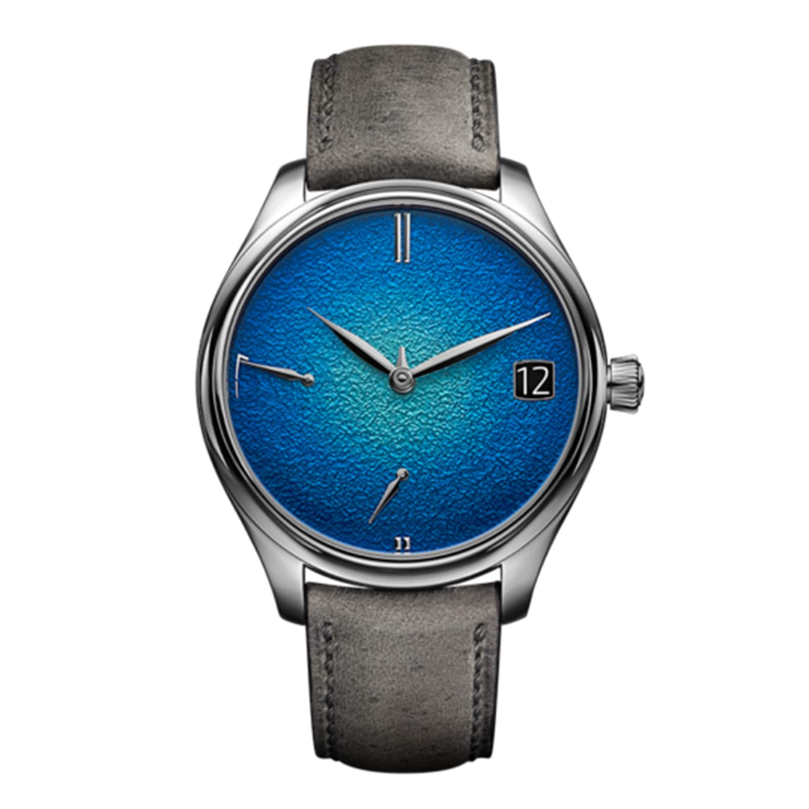 Endeavour Perpetual Calendar | 42mm, Tantalum, Alligator Leather, Blue Dial