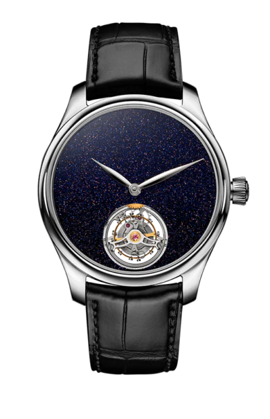 Endeavour Aventurine Tourbillon Steel | Aventurine Dial