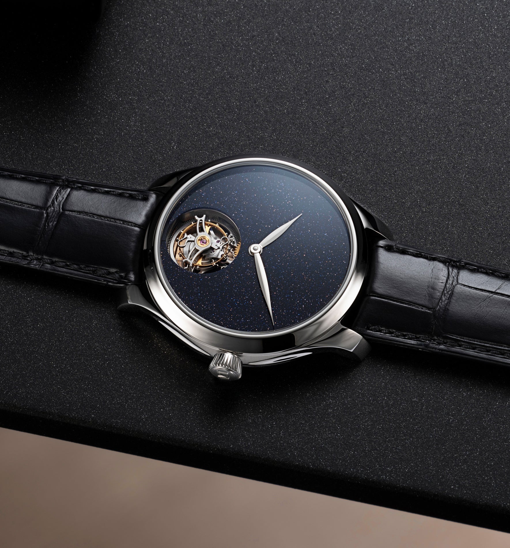 Endeavour Aventurine Tourbillon Steel | Aventurine Dial - Image 4