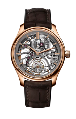 Endeavour Tourbillon Skeleton | 40mm, Titanium & 18K Rose Gold, Leather, Other Dial