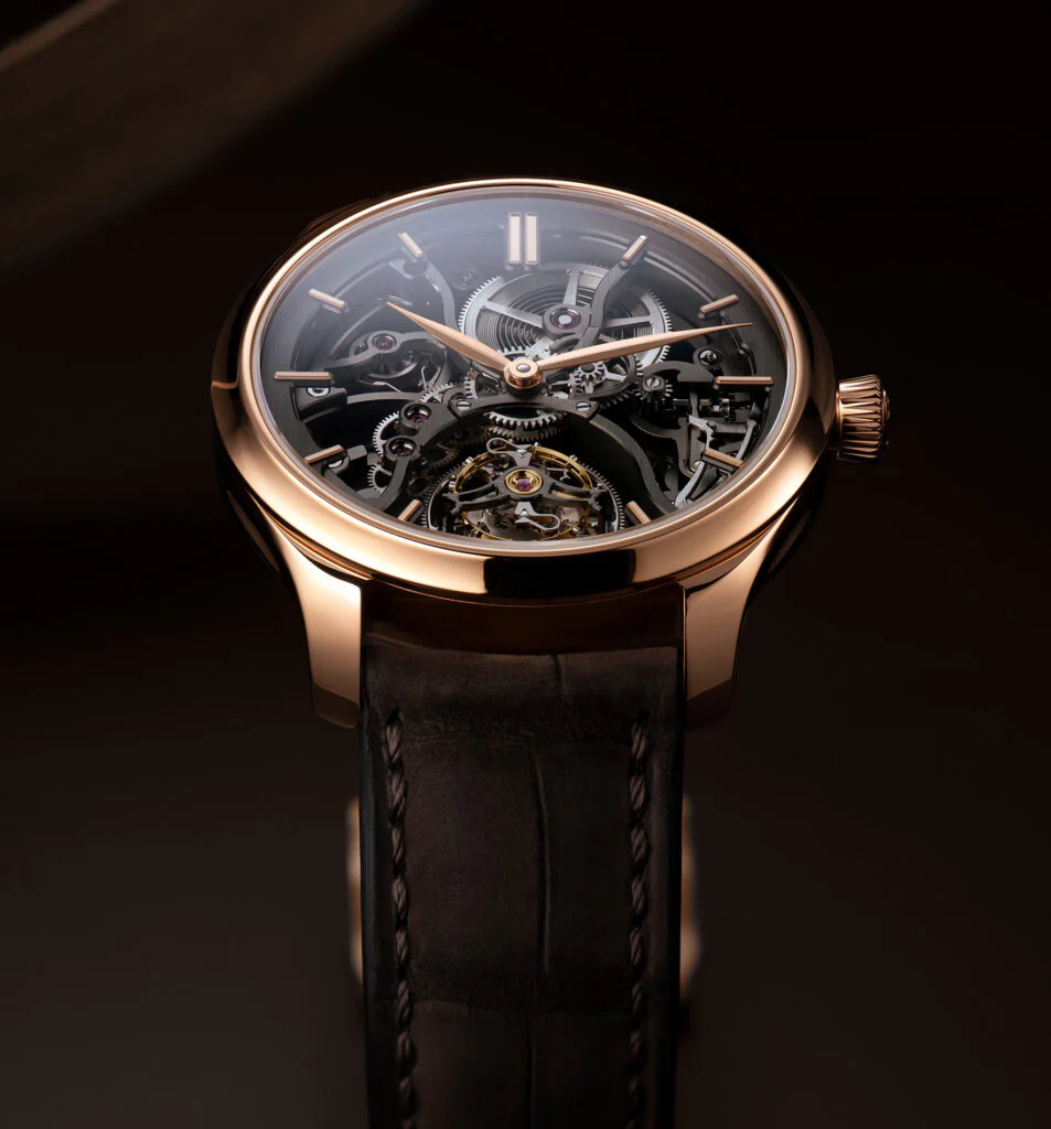 Endeavour Tourbillon Skeleton | 40mm, Titanium & 18K Rose Gold, Leather, Other Dial - Image 2