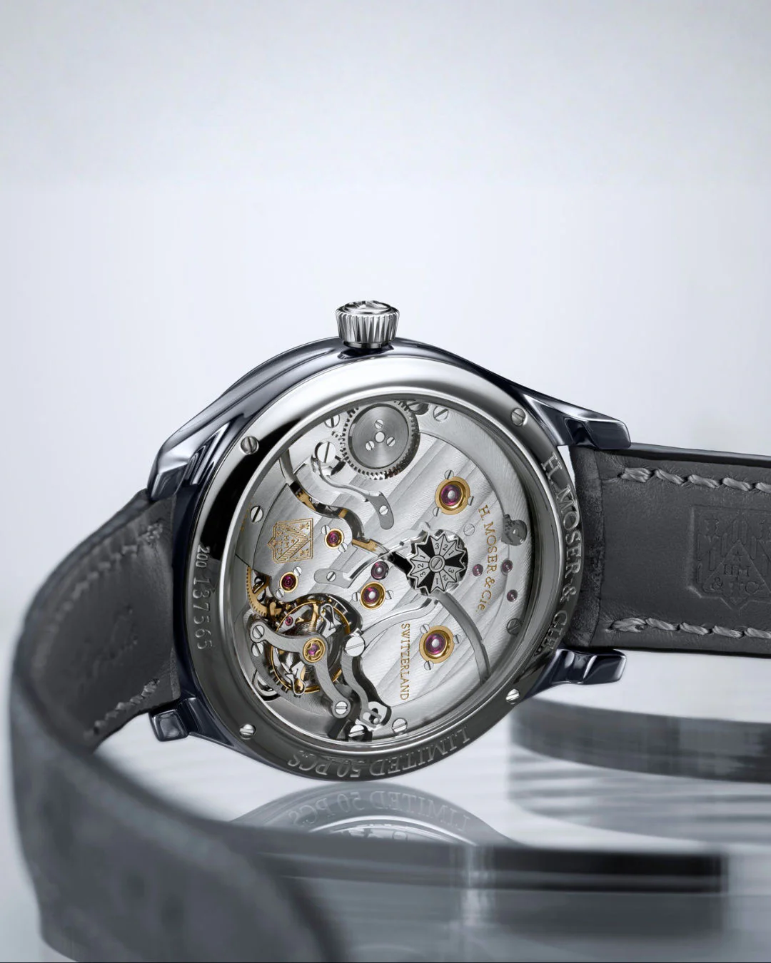 Endeavour Minute Repeater Cylindrical Tourbillon Skeleton | 40mm, Titanium, Leather, Other Dial - Image 3