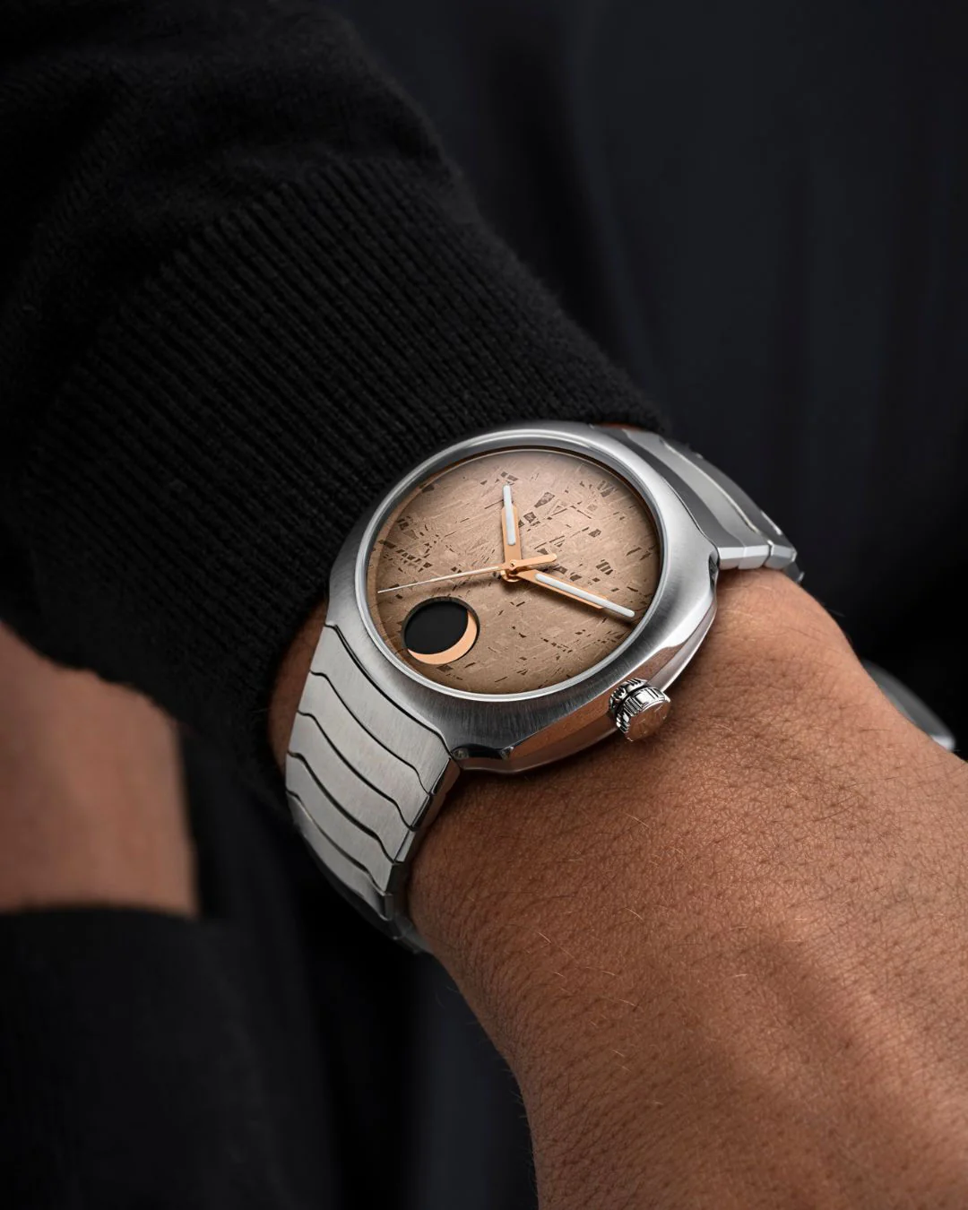 Streamliner Perpetual Moon Concept Meteorite | 40mm, Steel, Meteorite Dial - Image 5