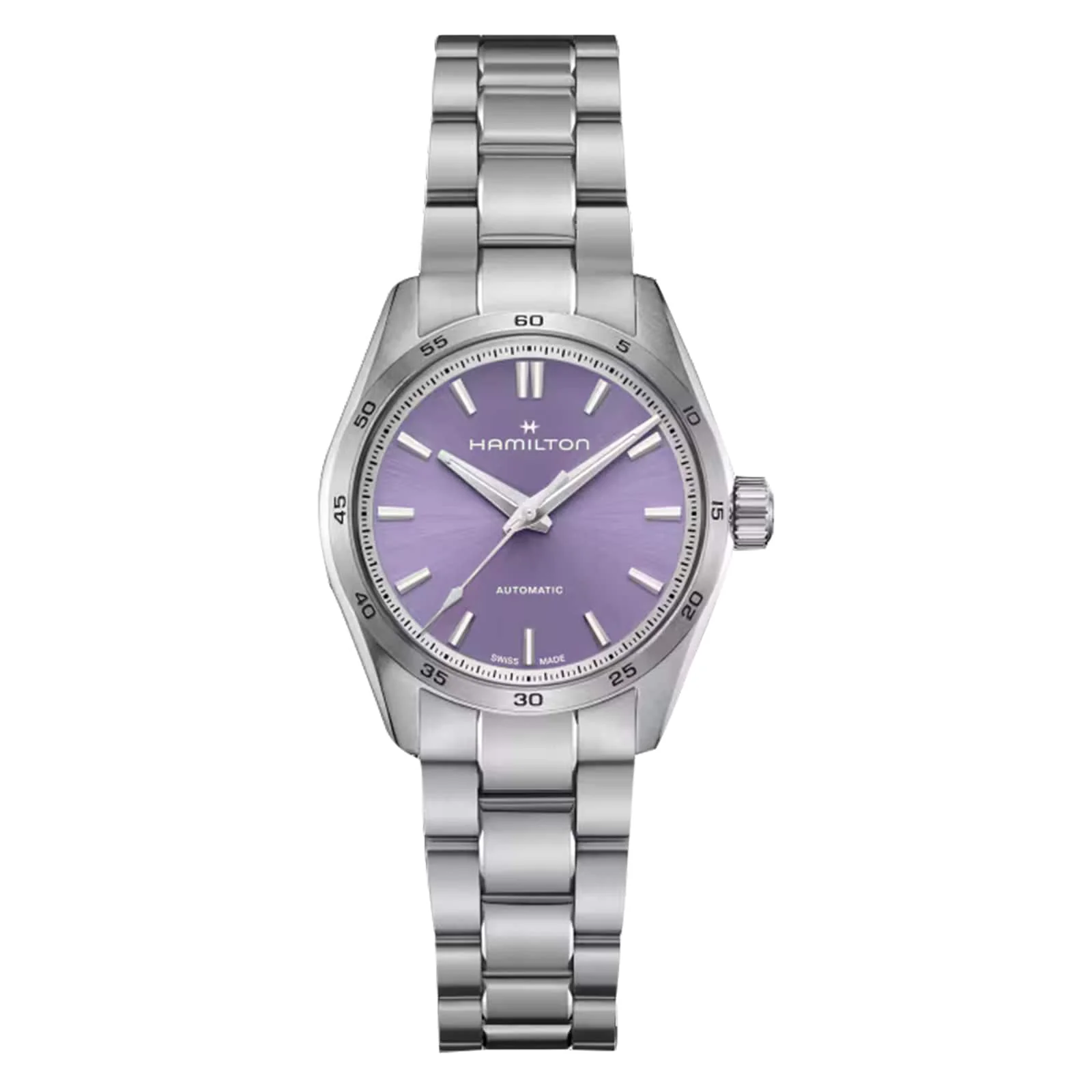 Jazzmaster Performer Auto | 34mm, Steel, Purple Dial