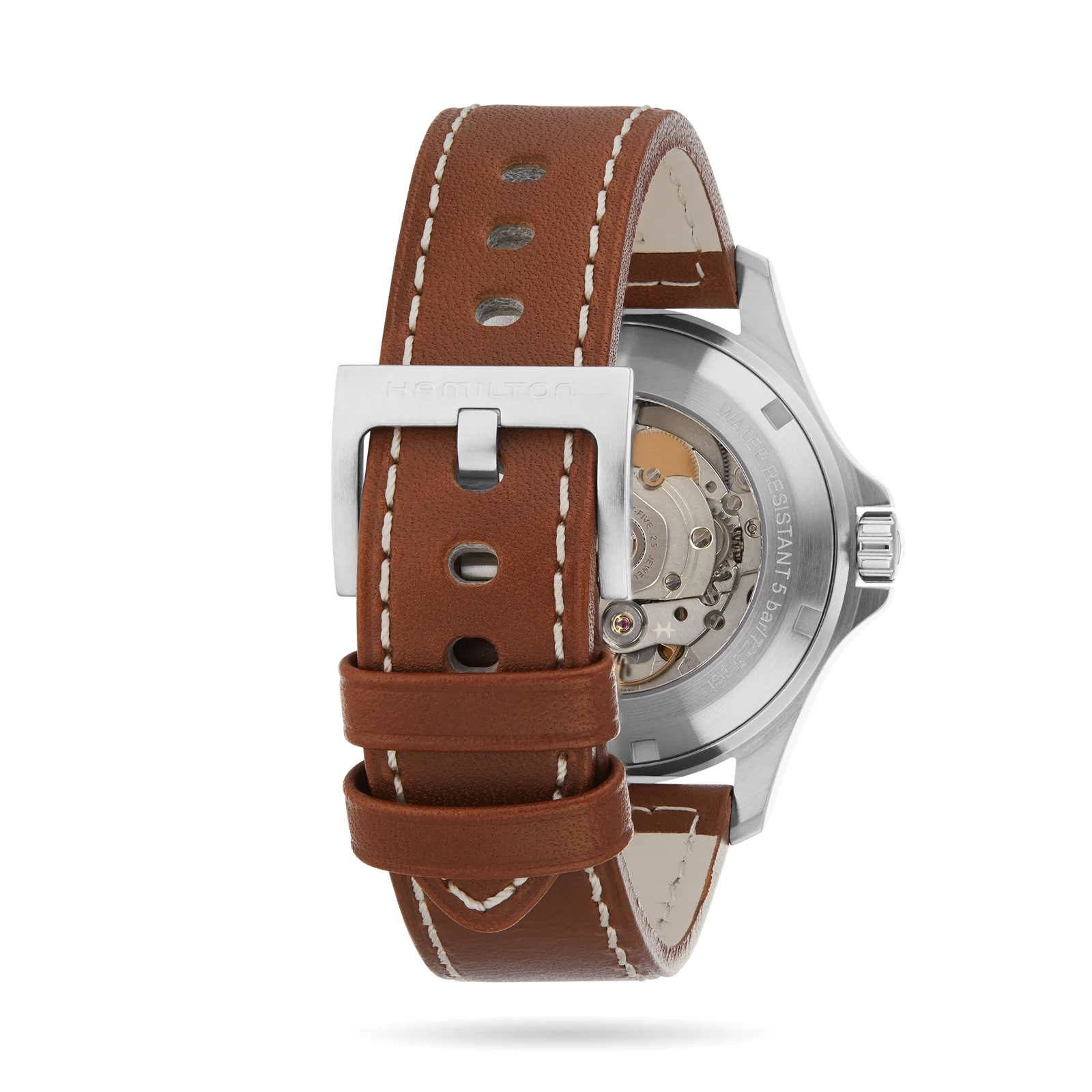 Khaki Field King Auto | 40mm, Steel, Leather, Khaki Dial - Image 5