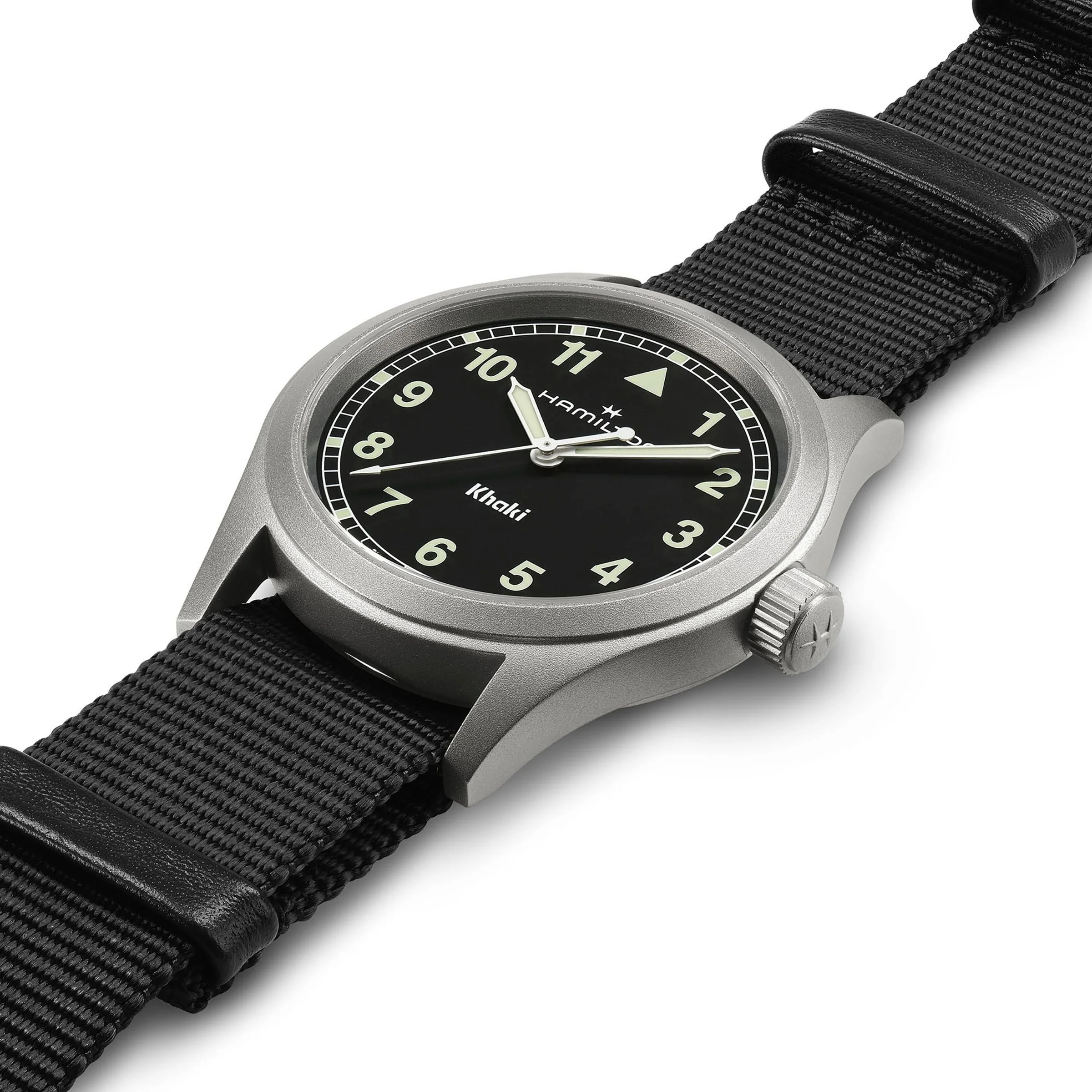 Khaki Field Quartz | 38mm, Steel, CANVAS, Black Dial, Ref. H69401430 - Image 2