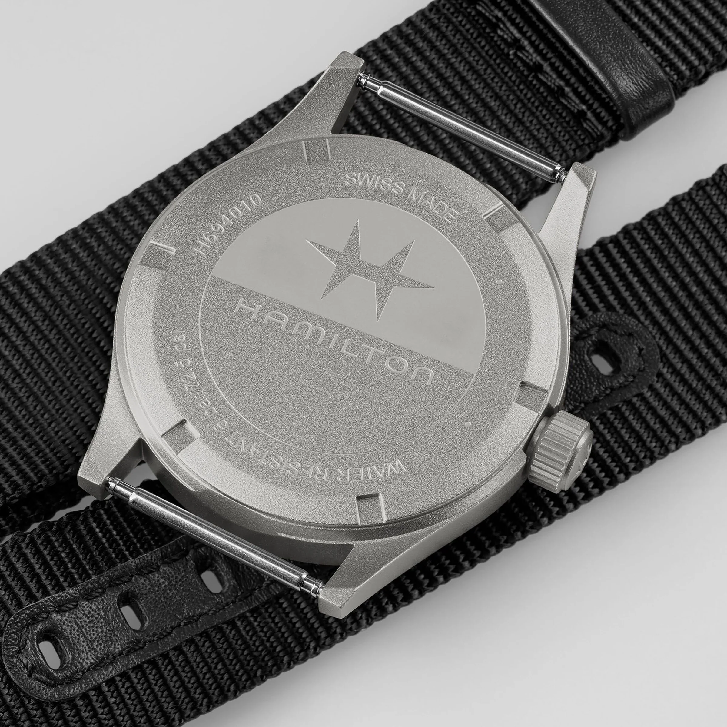 Khaki Field Quartz | 38mm, Steel, CANVAS, Black Dial, Ref. H69401430 - Image 6
