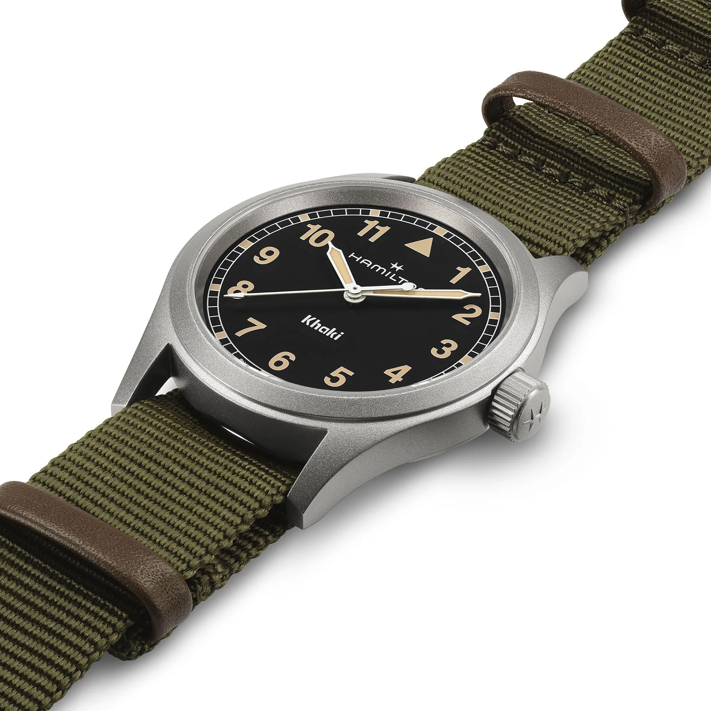 Khaki Field Quartz | 38mm, Steel, CANVAS, Black Dial, Ref. H69401930 - Image 2