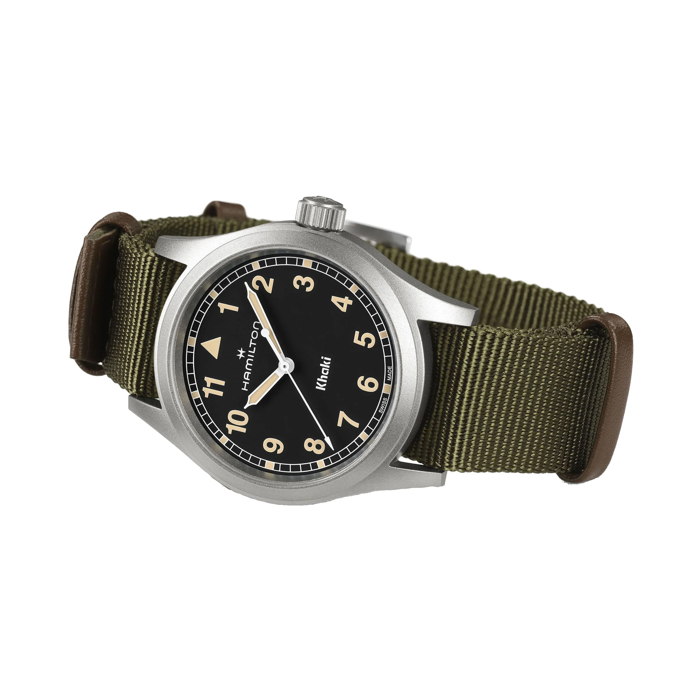 Khaki Field Quartz | 38mm, Steel, CANVAS, Black Dial, Ref. H69401930 - Image 3