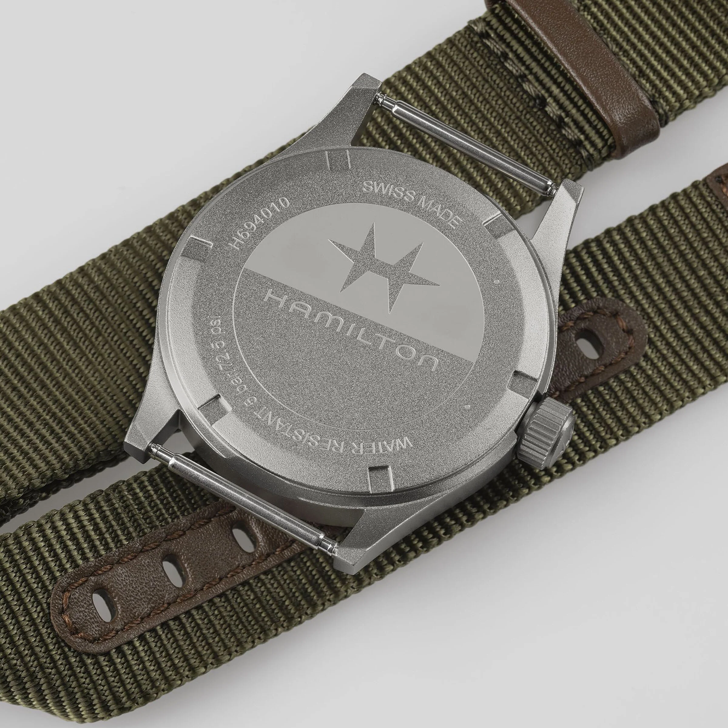 Khaki Field Quartz | 38mm, Steel, CANVAS, Black Dial, Ref. H69401930 - Image 6