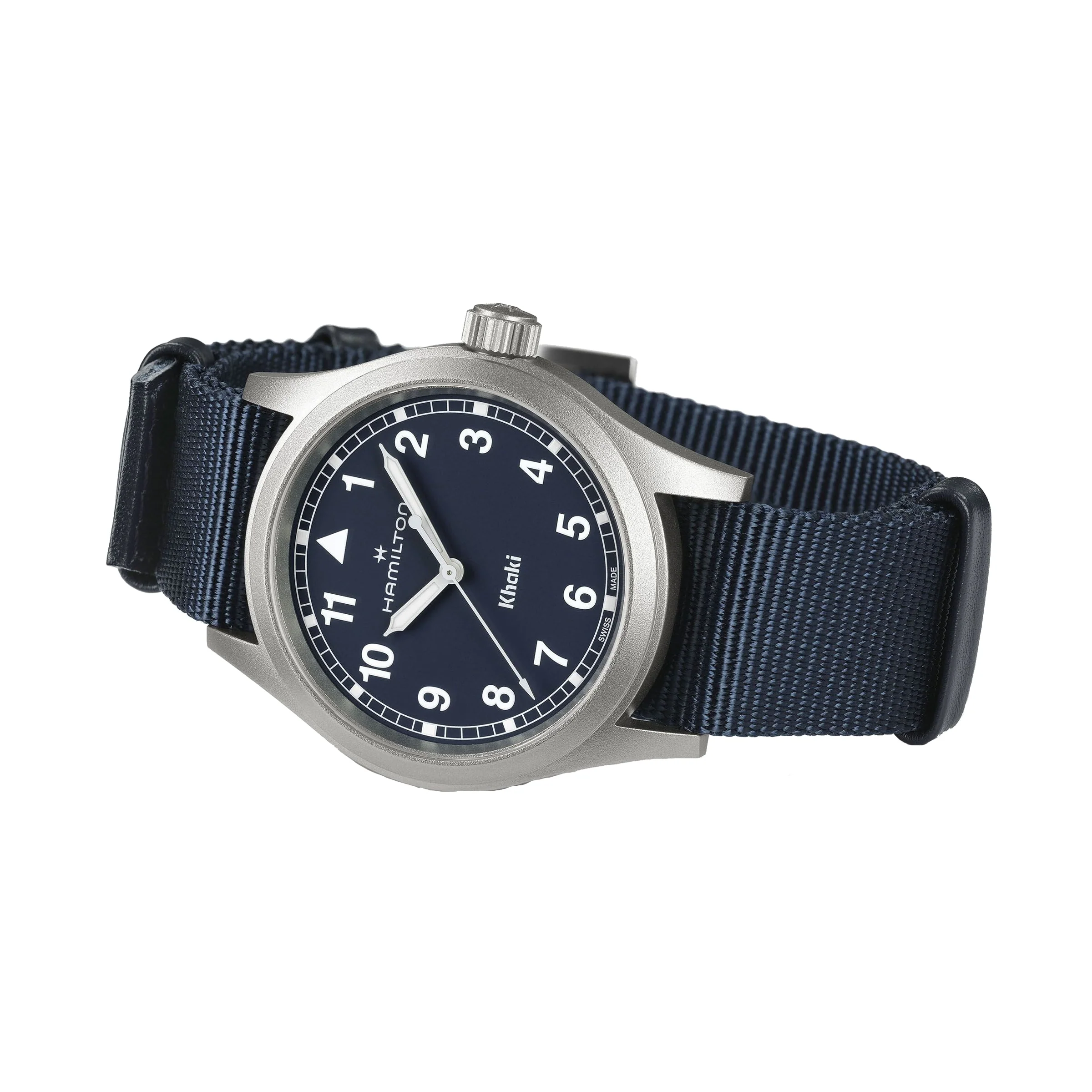Khaki Field Quartz 38mm | 38mm, Steel, CANVAS, Blue Dial - Image 3