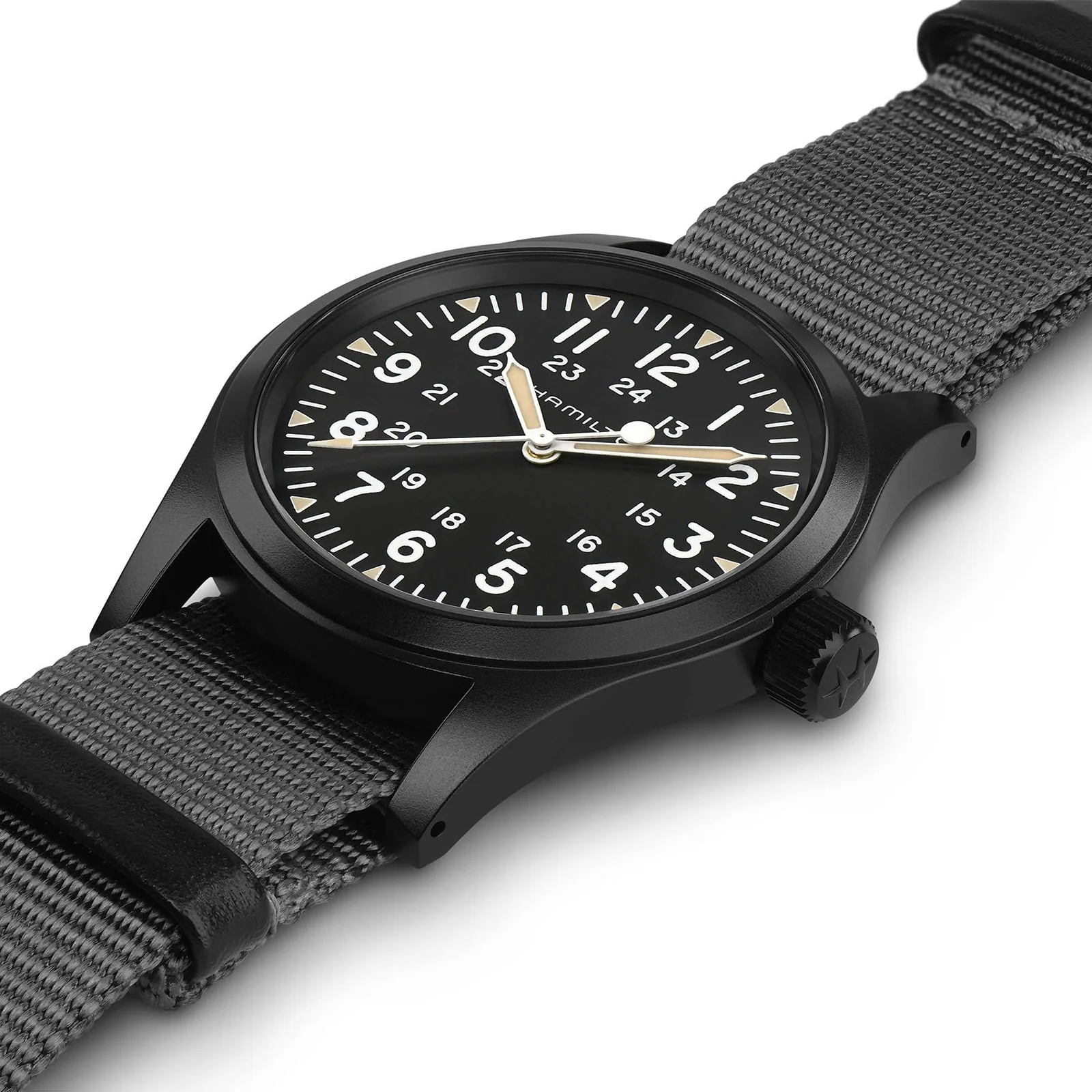 Khaki Field Mechanical | 38mm, Steel, Fabric, Black Dial - Image 2