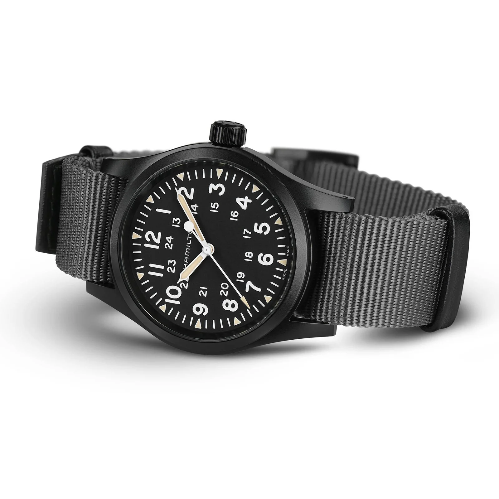 Khaki Field Mechanical | 38mm, Steel, Fabric, Black Dial - Image 3