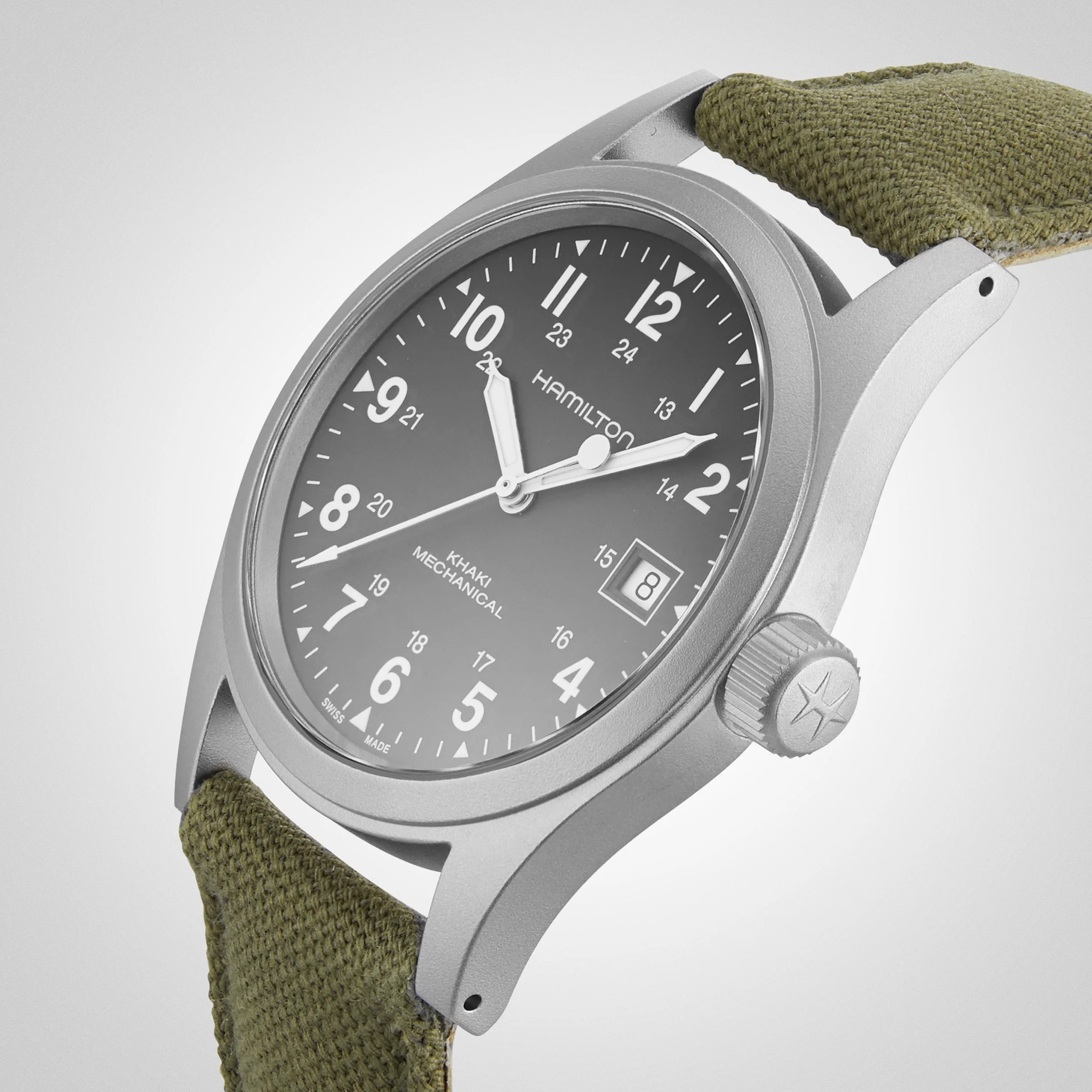Khaki Field Mechanical | 38mm, Steel, CANVAS, Green Dial - Image 7
