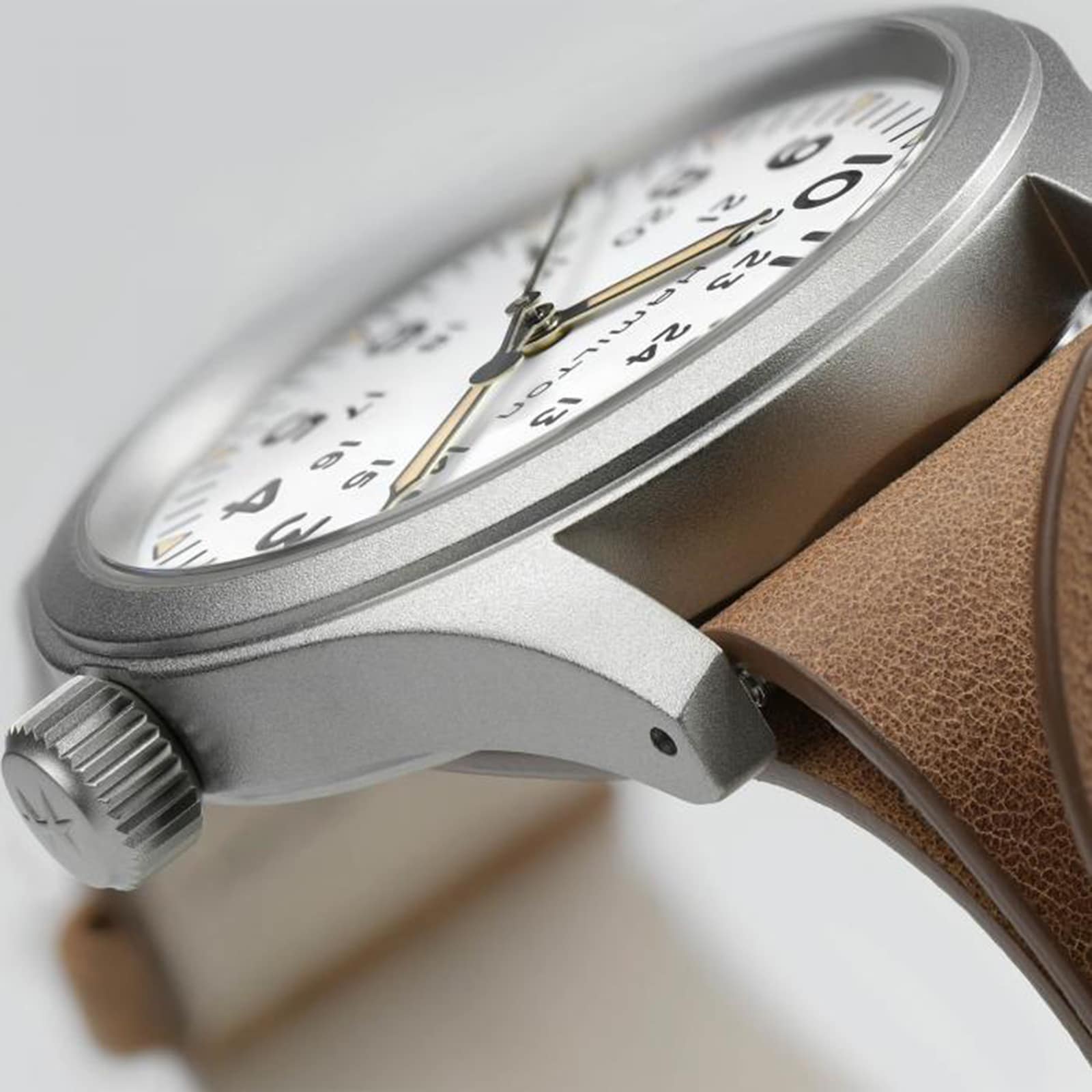 Khaki Field Mechanical | 38mm, Steel, Leather, White Dial - Image 4