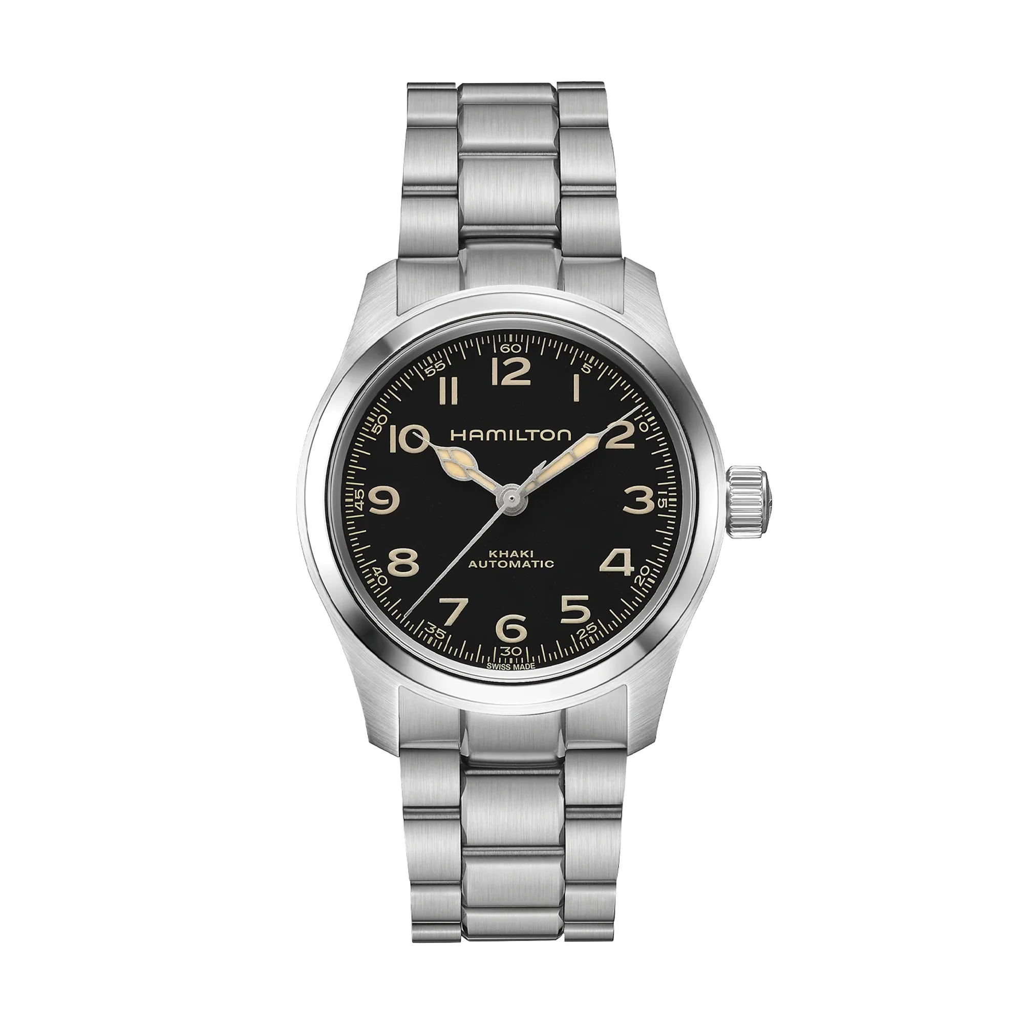 Khaki Field Murph 38mm | 38mm, Steel, Black Dial