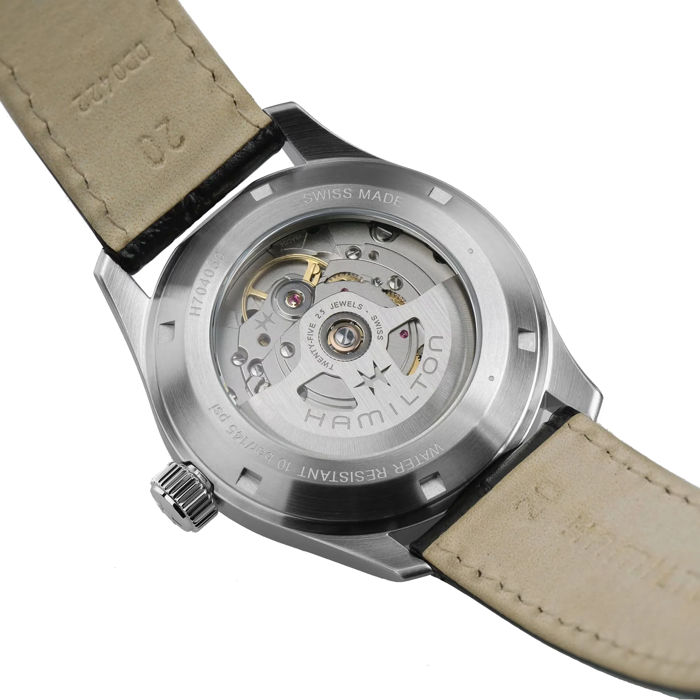 Khaki Field Murph 38mm | 38mm, Steel, Leather, White Dial - Image 5