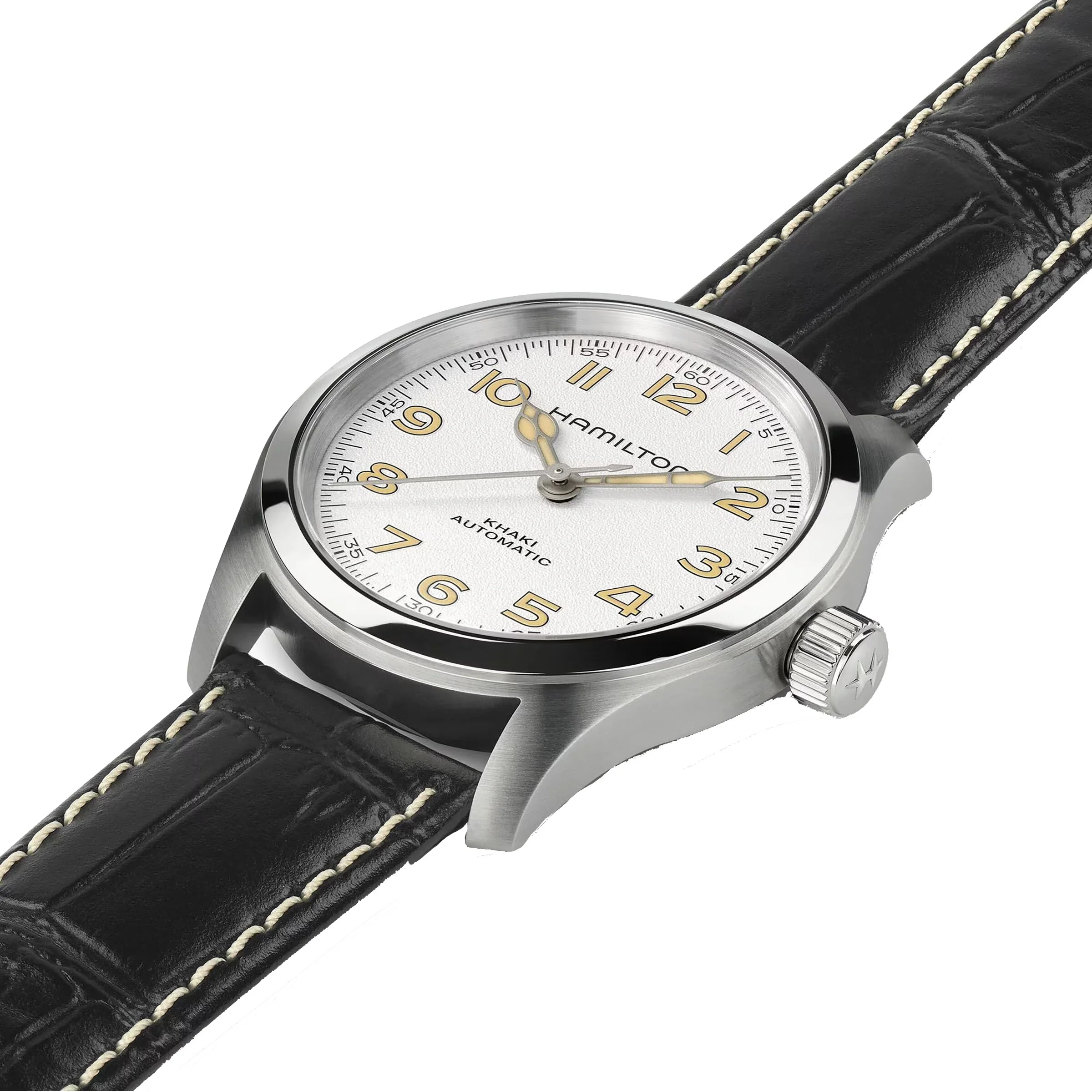 Khaki Field Murph 38mm | 38mm, Steel, Leather, White Dial - Image 6