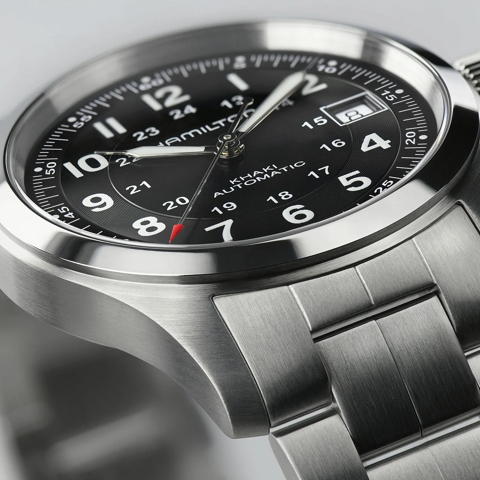 Khaki Field Auto | 38mm, Steel, Black Dial, Ref. H70455133 - Image 4
