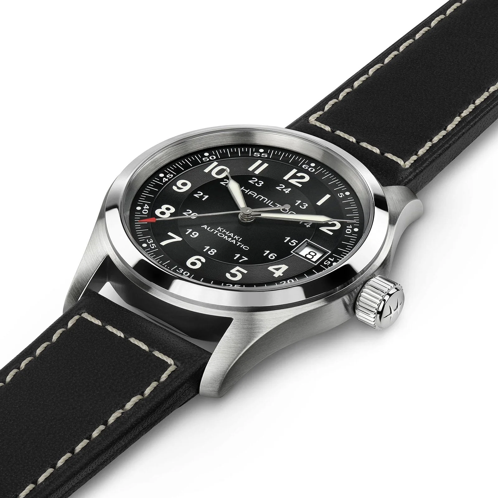 Khaki Field Auto | 38mm, Steel, Black Dial, Ref. H70455733 - Image 2