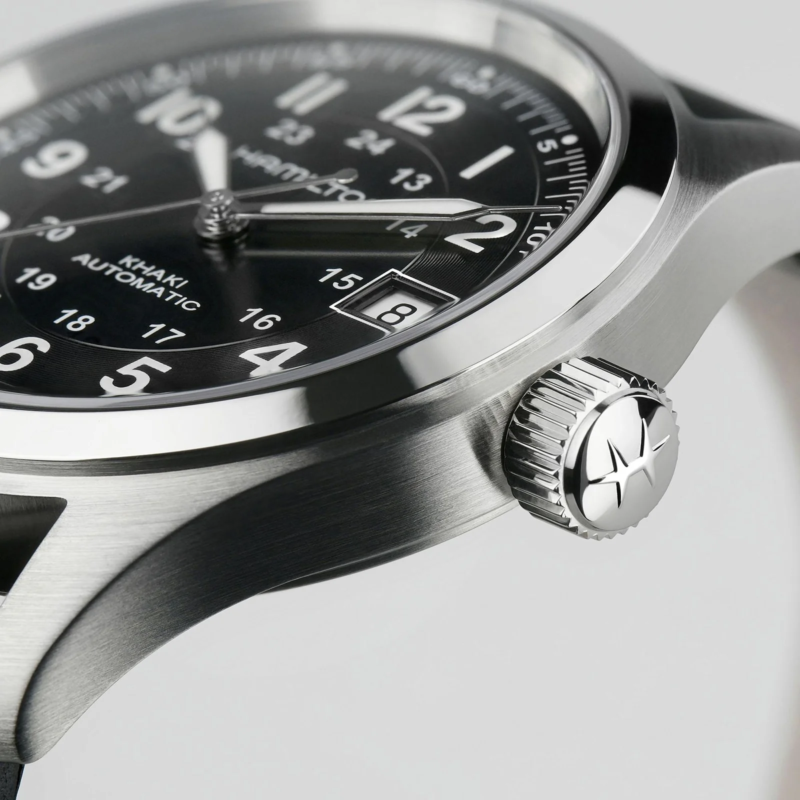 Khaki Field Auto | 38mm, Steel, Black Dial, Ref. H70455733 - Image 4