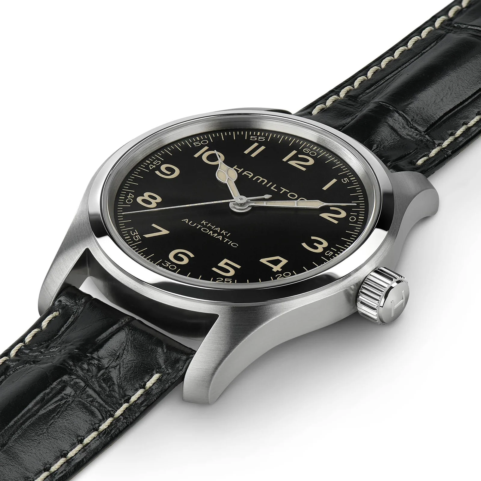 Khaki Field Murph Auto | 42mm, Steel, Black Dial - Image 3