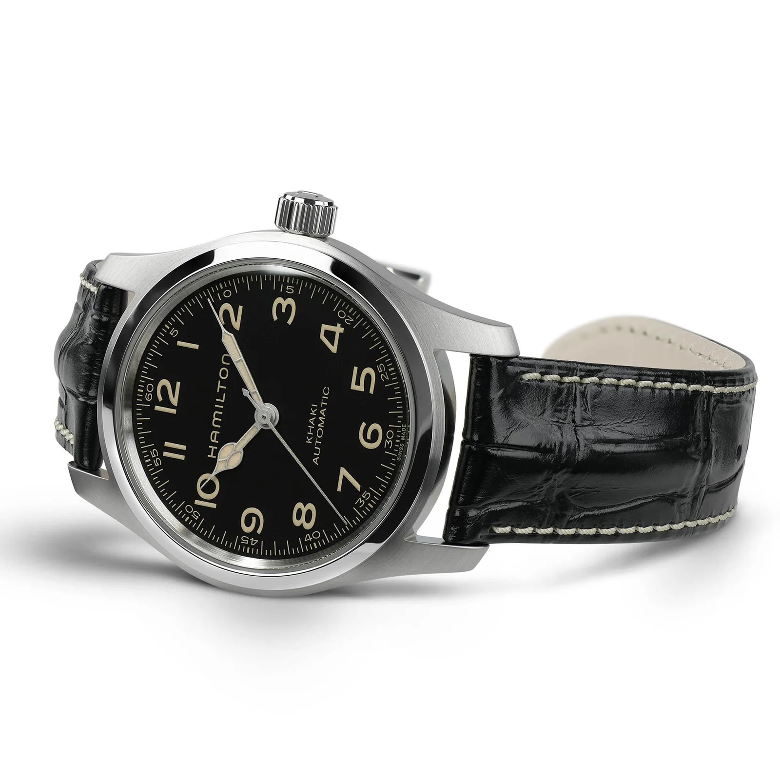 Khaki Field Murph Auto | 42mm, Steel, Black Dial - Image 4