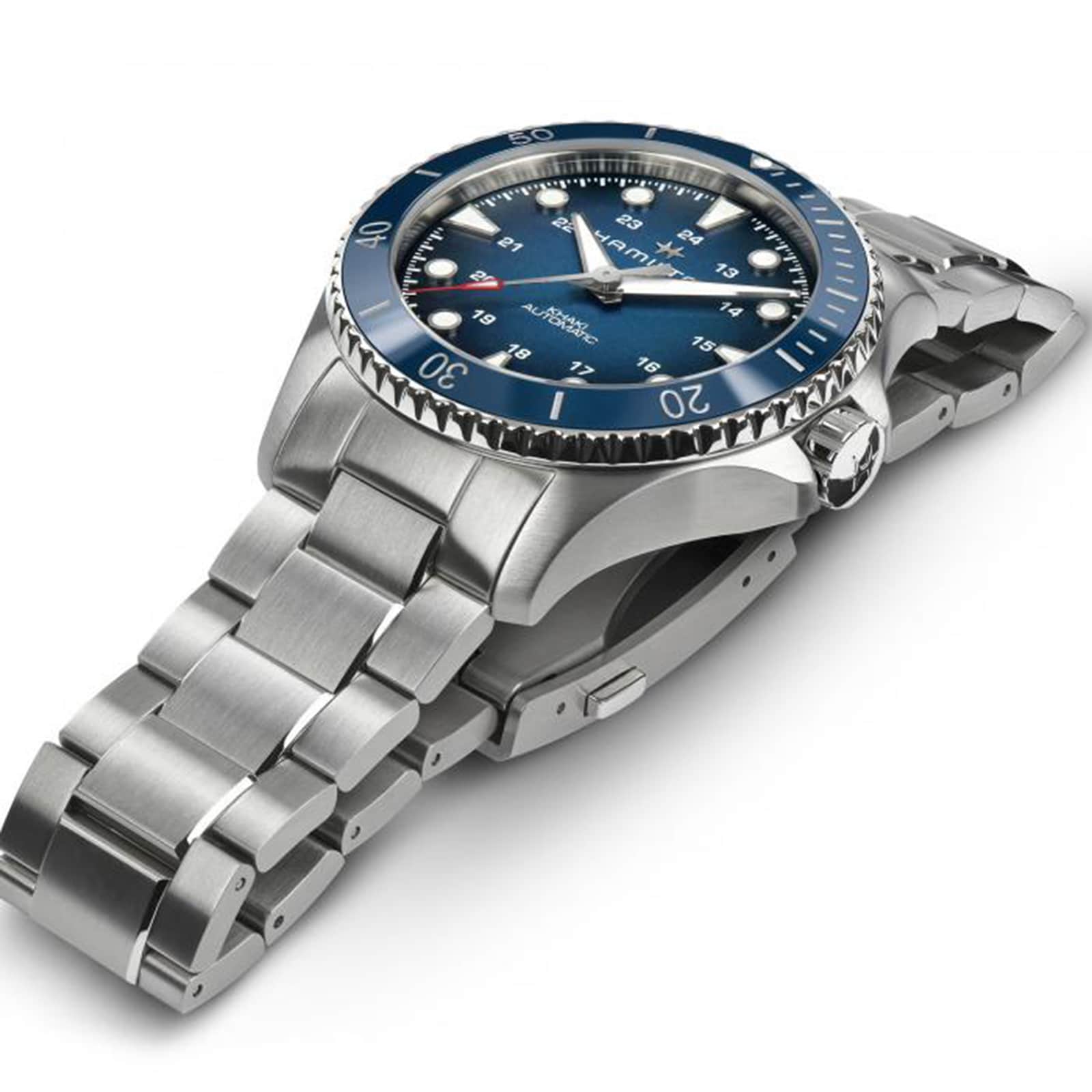 Khaki Navy Scuba Auto | 43mm, Steel, Blue Dial - Image 2