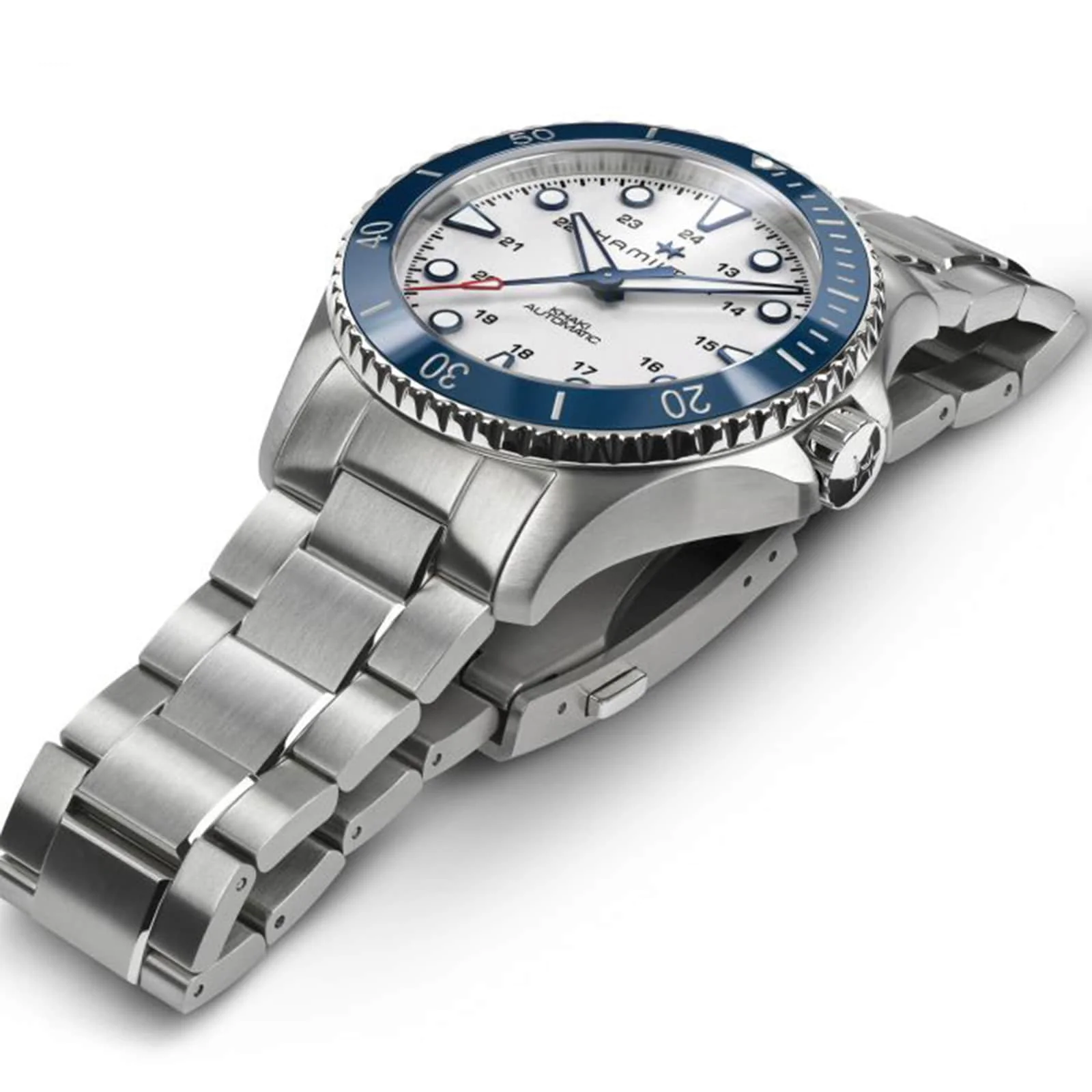 Khaki Navy Scuba Auto | 43mm, Steel, White Dial - Image 2
