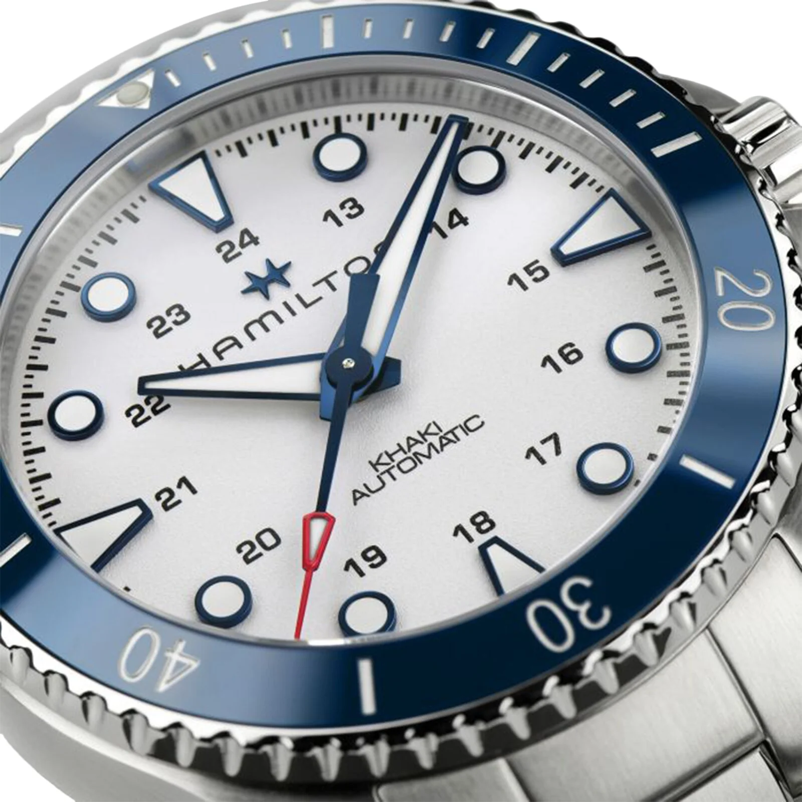 Khaki Navy Scuba Auto | 43mm, Steel, White Dial - Image 4