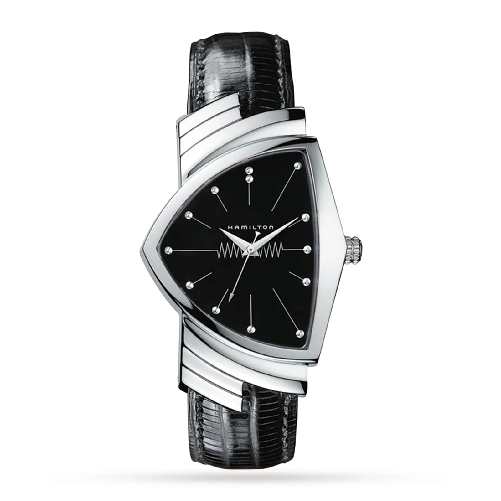 Ventura Quartz | 32mm, Steel, Black Dial