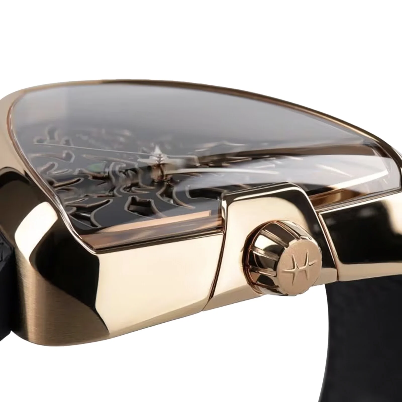 Khaki Field King Auto | 42mm, Two-Tone Steel & PVD Rose Gold, Rubber, Black Dial - Image 5