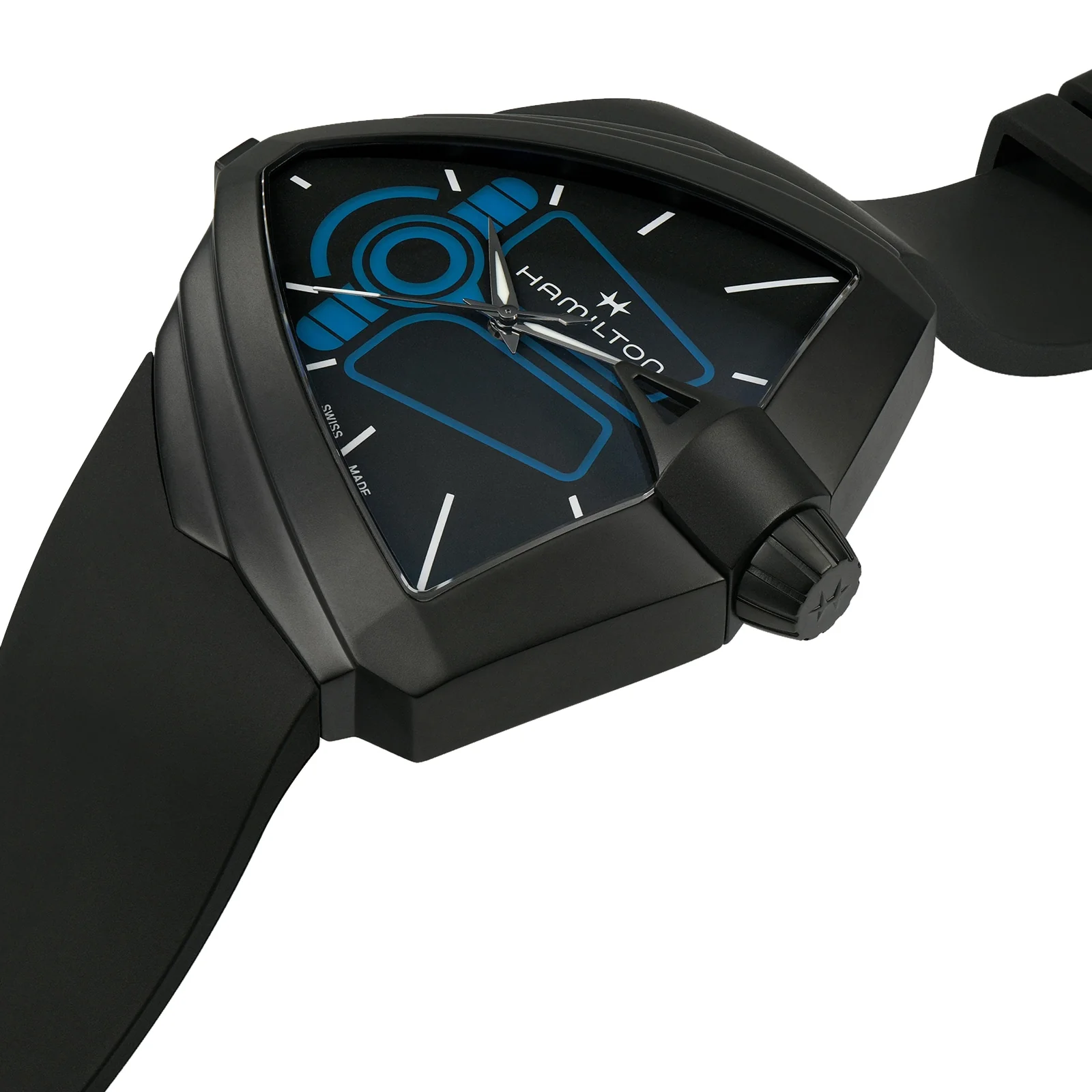 Ventura XXL Bright Dune Limited Edition | 52mm, Two-Tone Steel & PVD Black, Rubber, Black Dial - Image 3