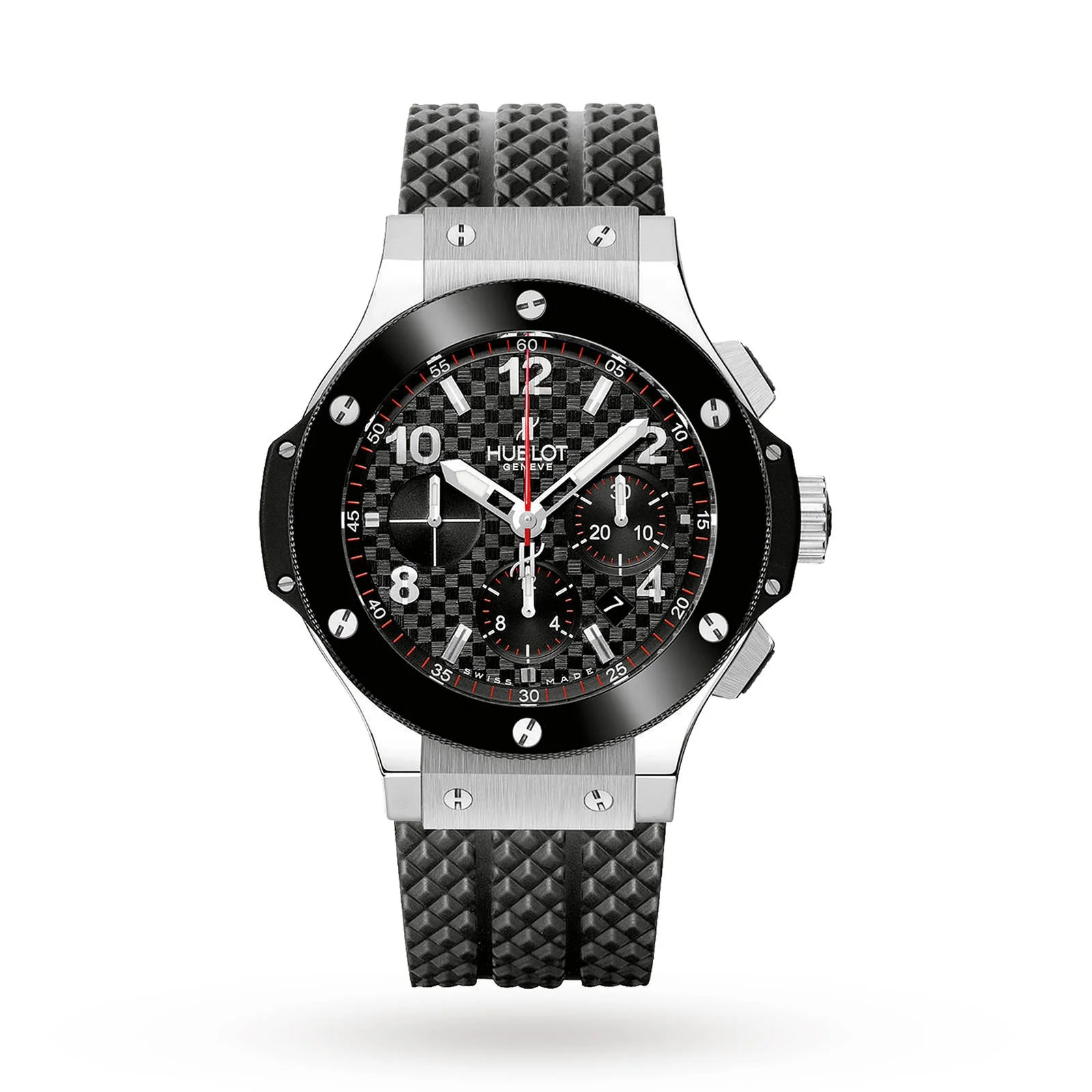 Big Bang Original Steel Ceramic | 44mm, Ceramic & Steel, Rubber, Black Dial