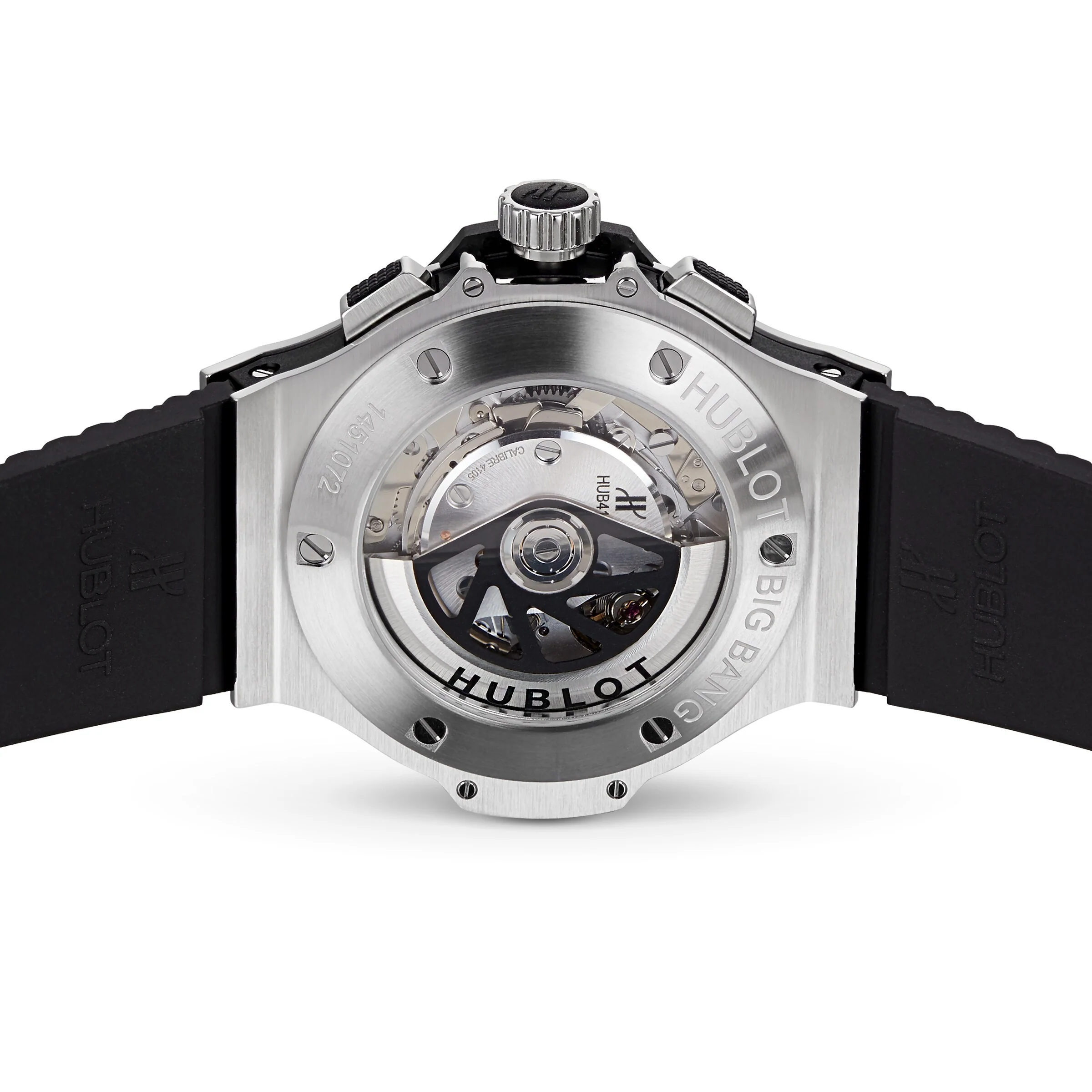 Big Bang Original Steel Ceramic | 44mm, Ceramic & Steel, Rubber, Black Dial - Image 4