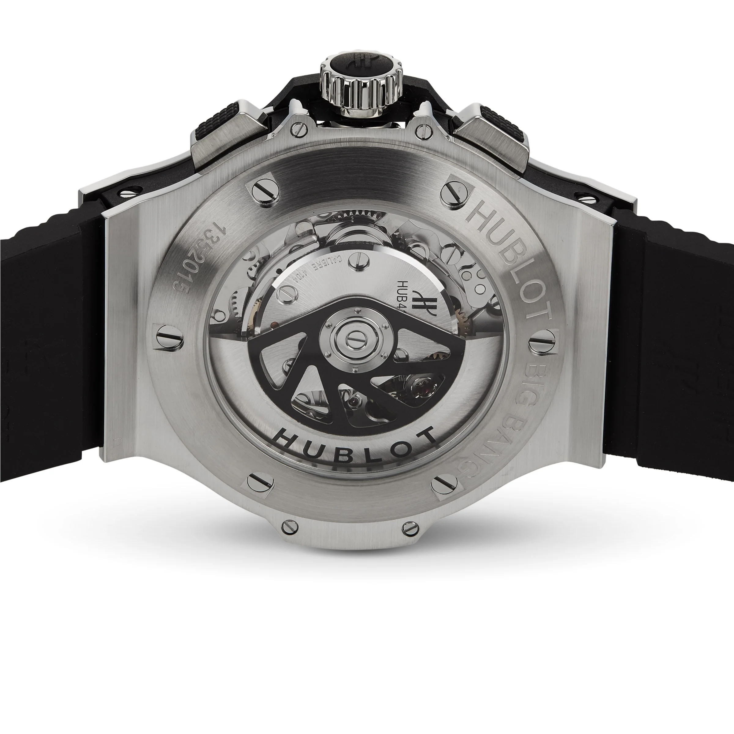 Big Bang Original Steel | 44mm, Steel, Rubber, Black Dial - Image 4