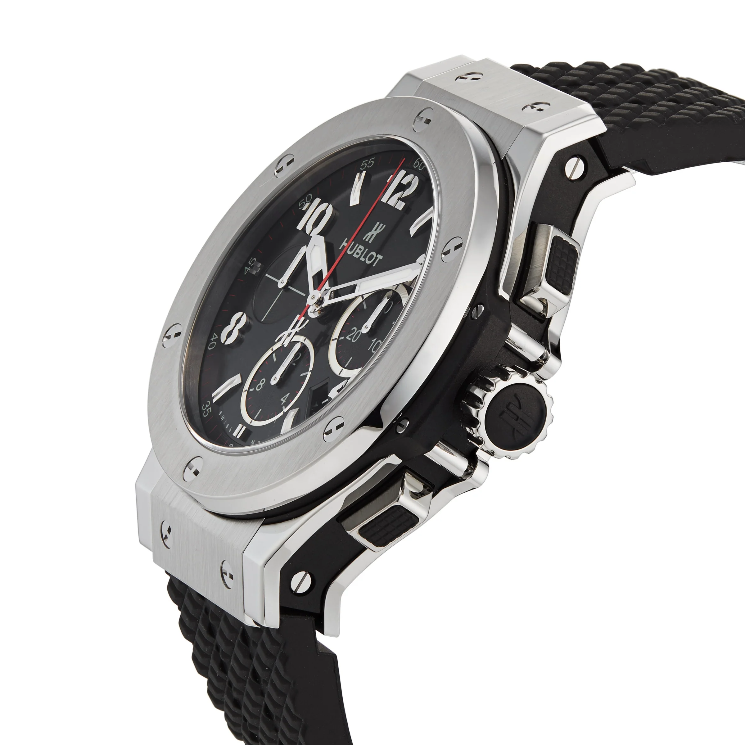 Big Bang Original Steel | 44mm, Steel, Rubber, Black Dial - Image 6