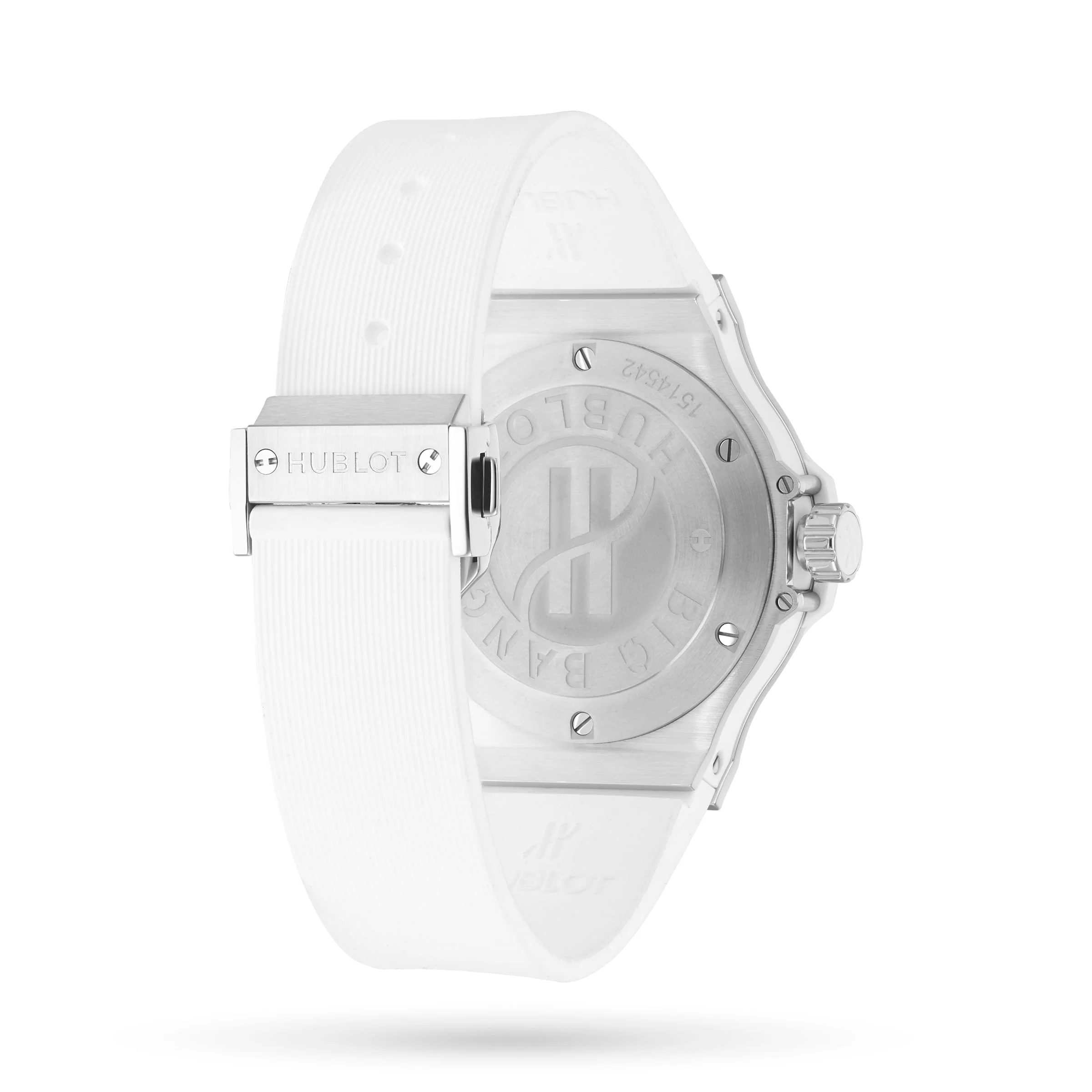 Big Bang Steel White Diamonds | 38mm, Steel, Rubber, White Dial - Image 4