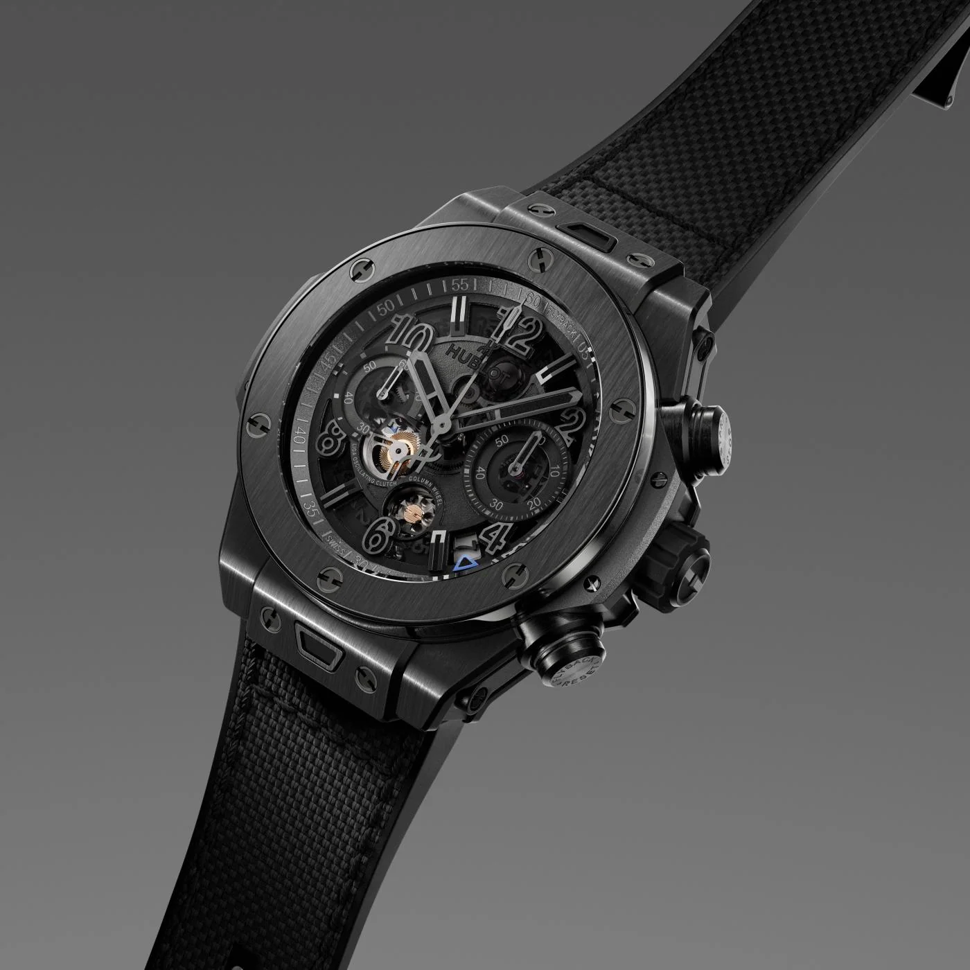 Big Bang Reloaded All Black | 44mm, Ceramic, Fabric, Black Dial - Image 2