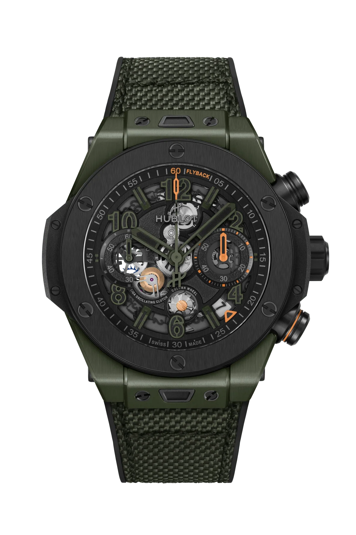 Big Bang Reloaded Dark green Ceramic | 44mm, Ceramic, Fabric, Green Dial