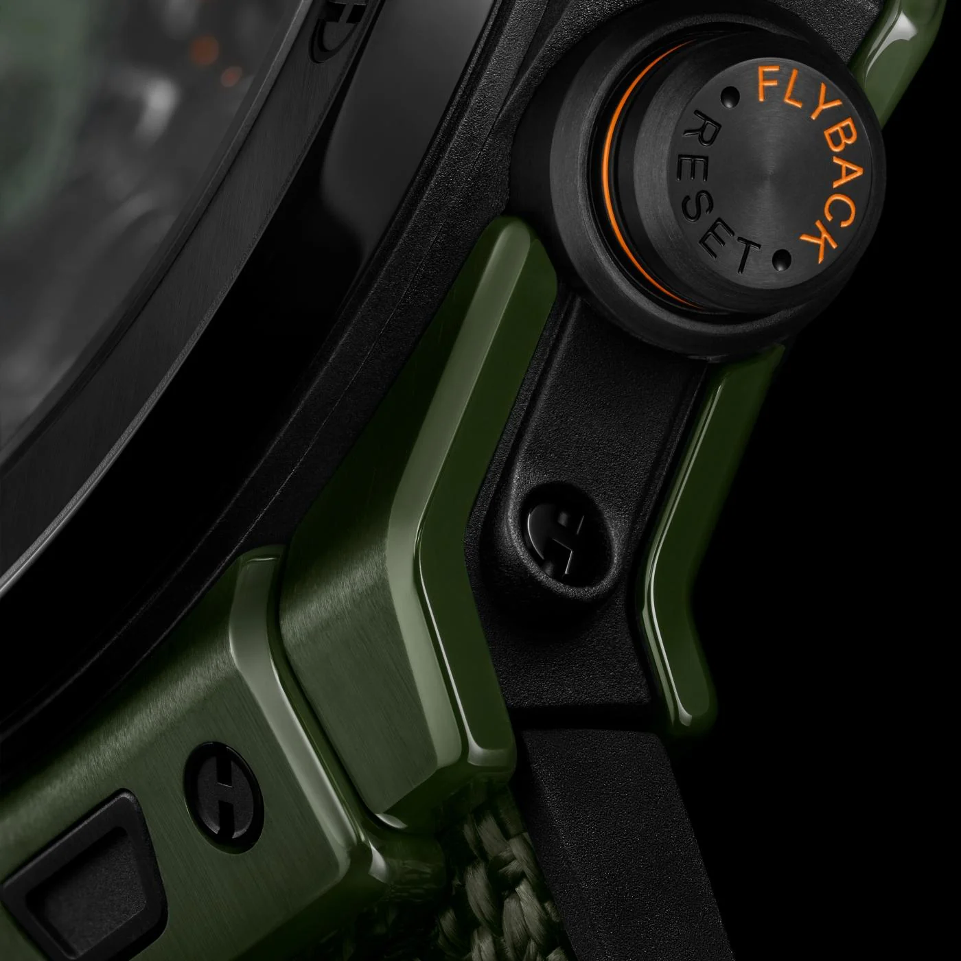 Big Bang Reloaded Dark green Ceramic | 44mm, Ceramic, Fabric, Green Dial - Image 2
