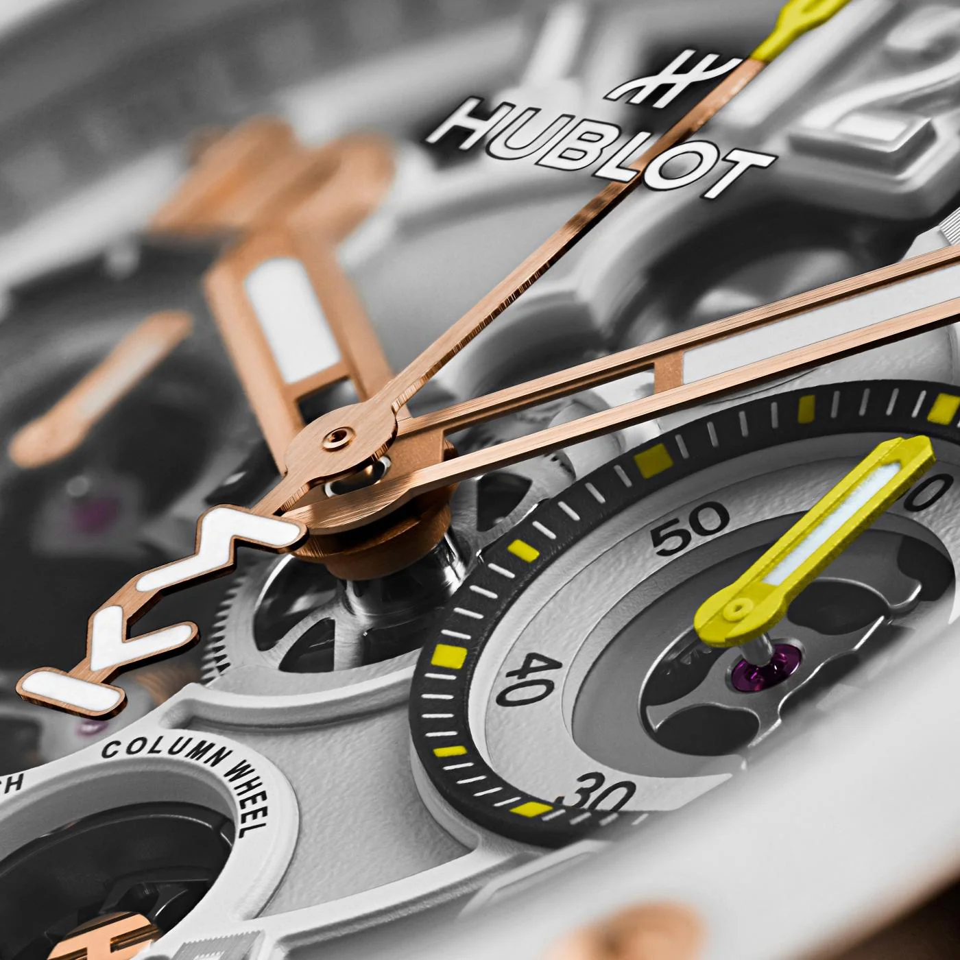 Big Bang Reloaded Kylian Mbappé White Ceramic | 44mm, Ceramic, Fabric, Silver Dial - Image 5
