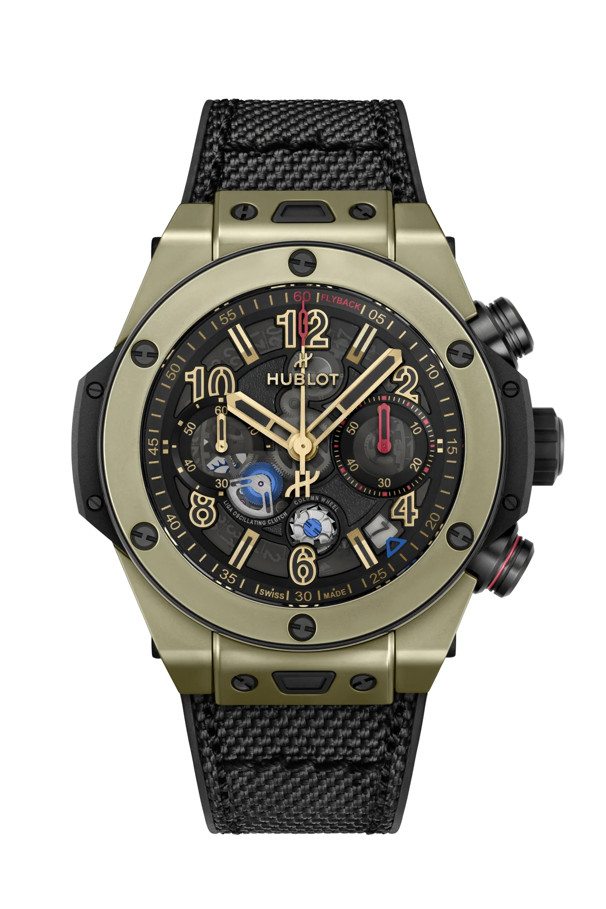 Big Bang Reloaded Magic Gold | 44mm, Ceramic & 18K Yellow Gold, Fabric, Black Dial