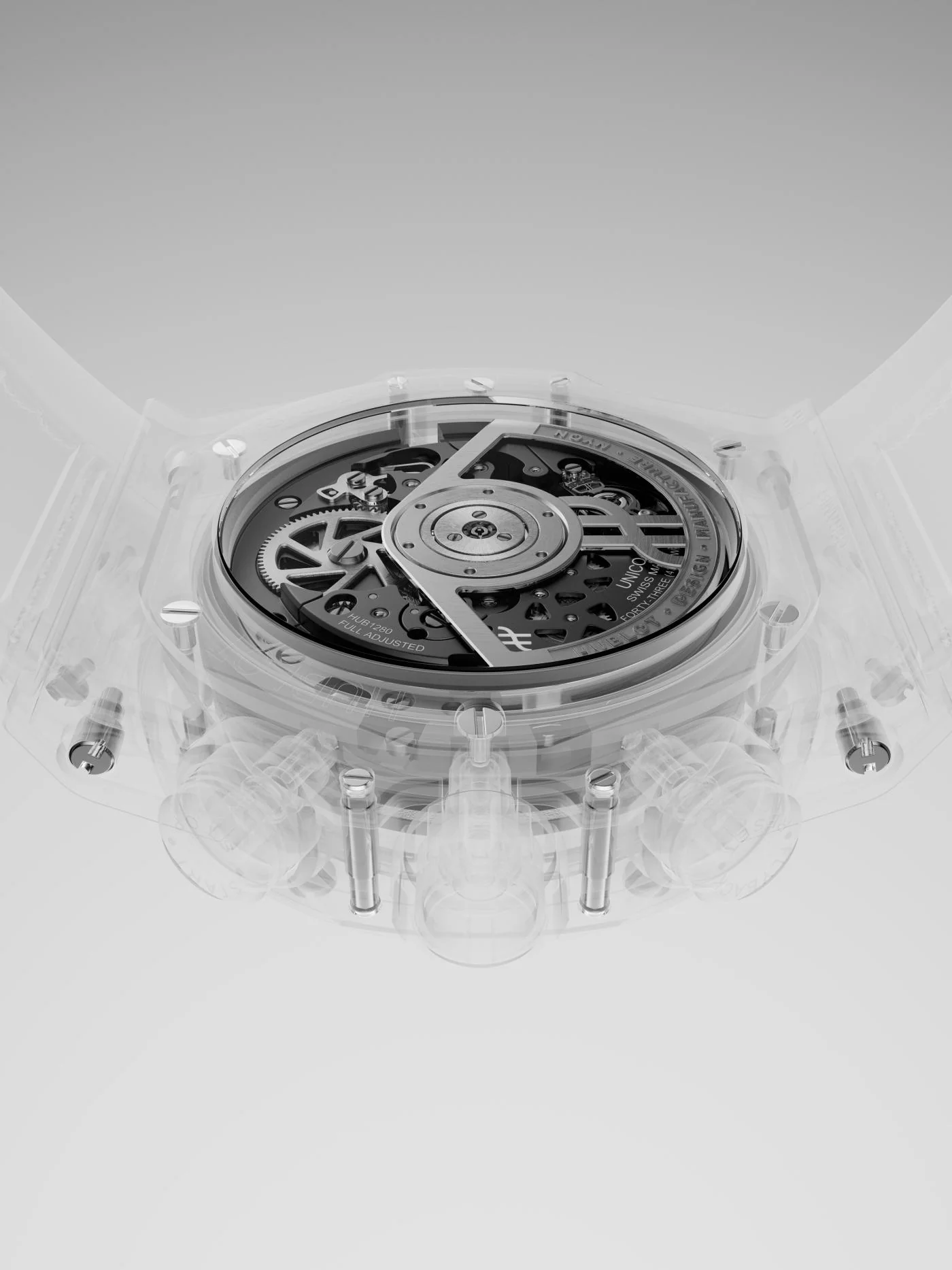 Big Bang Reloaded Titanium Ceramic | 44mm, Ceramic & Titanium, Fabric, Grey Dial - Image 2