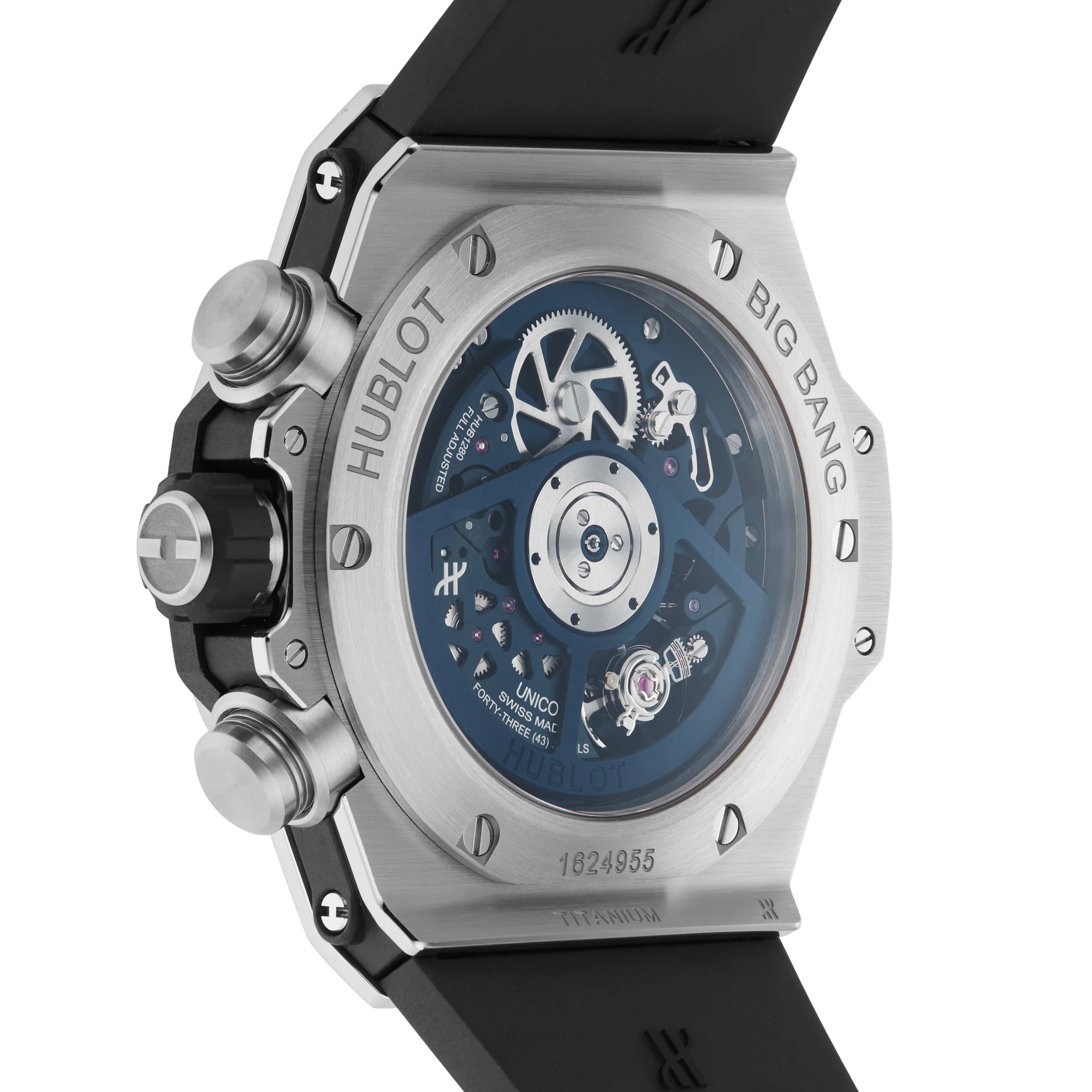 Big Bang Unico Titanium Blue | 44mm, Titanium, Rubber, Blue Dial - Image 4