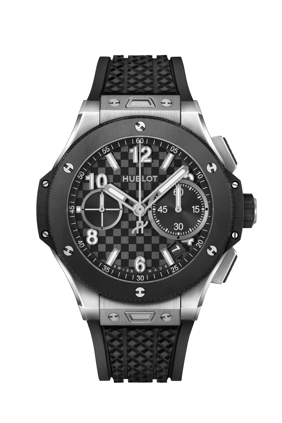 Big Bang Original Unico Titanium Ceramic | 43mm, Ceramic & Titanium, Rubber, Black Dial