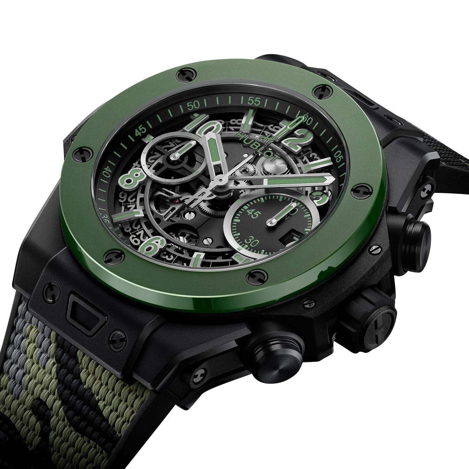 Big Bang Unico The Watches of Switzerland Group Exclusive | 42mm, Ceramic, Fabric, Black Dial - Image 5