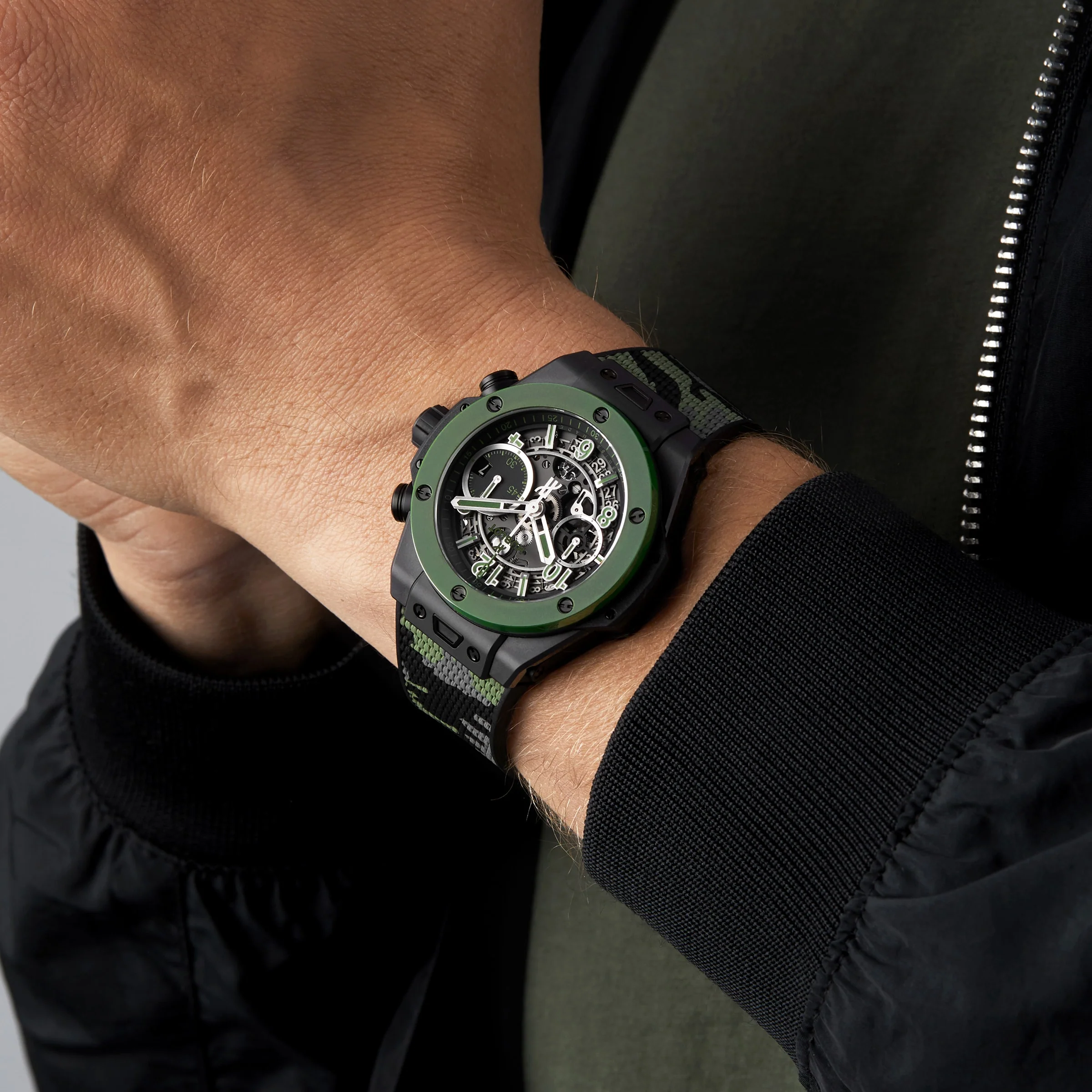 Big Bang Unico The Watches of Switzerland Group Exclusive | 42mm, Ceramic, Fabric, Black Dial - Image 7
